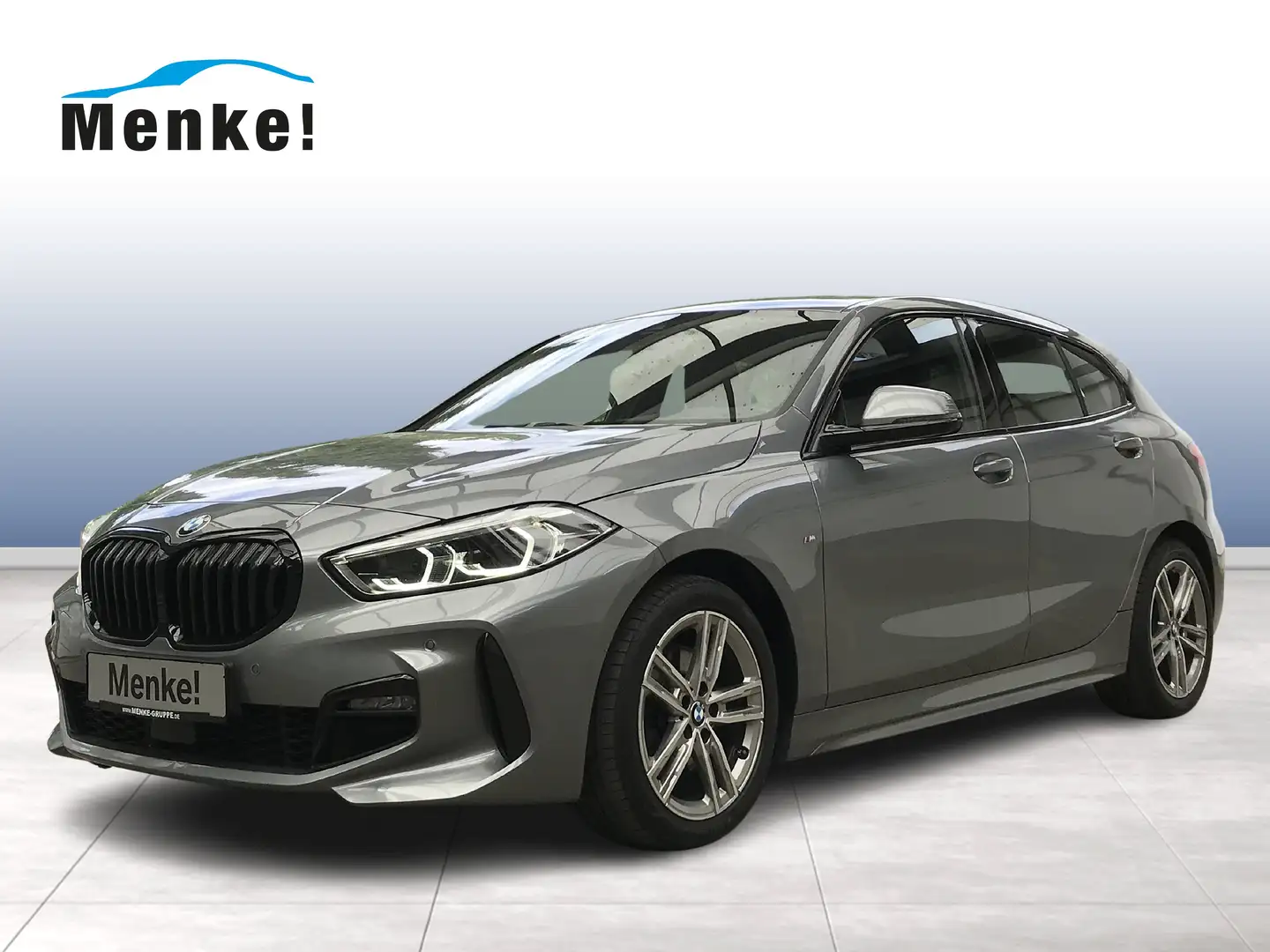 BMW 118 i M Sport HiFi DAB LED WLAN Tempomat Shz PDC Silber - 1