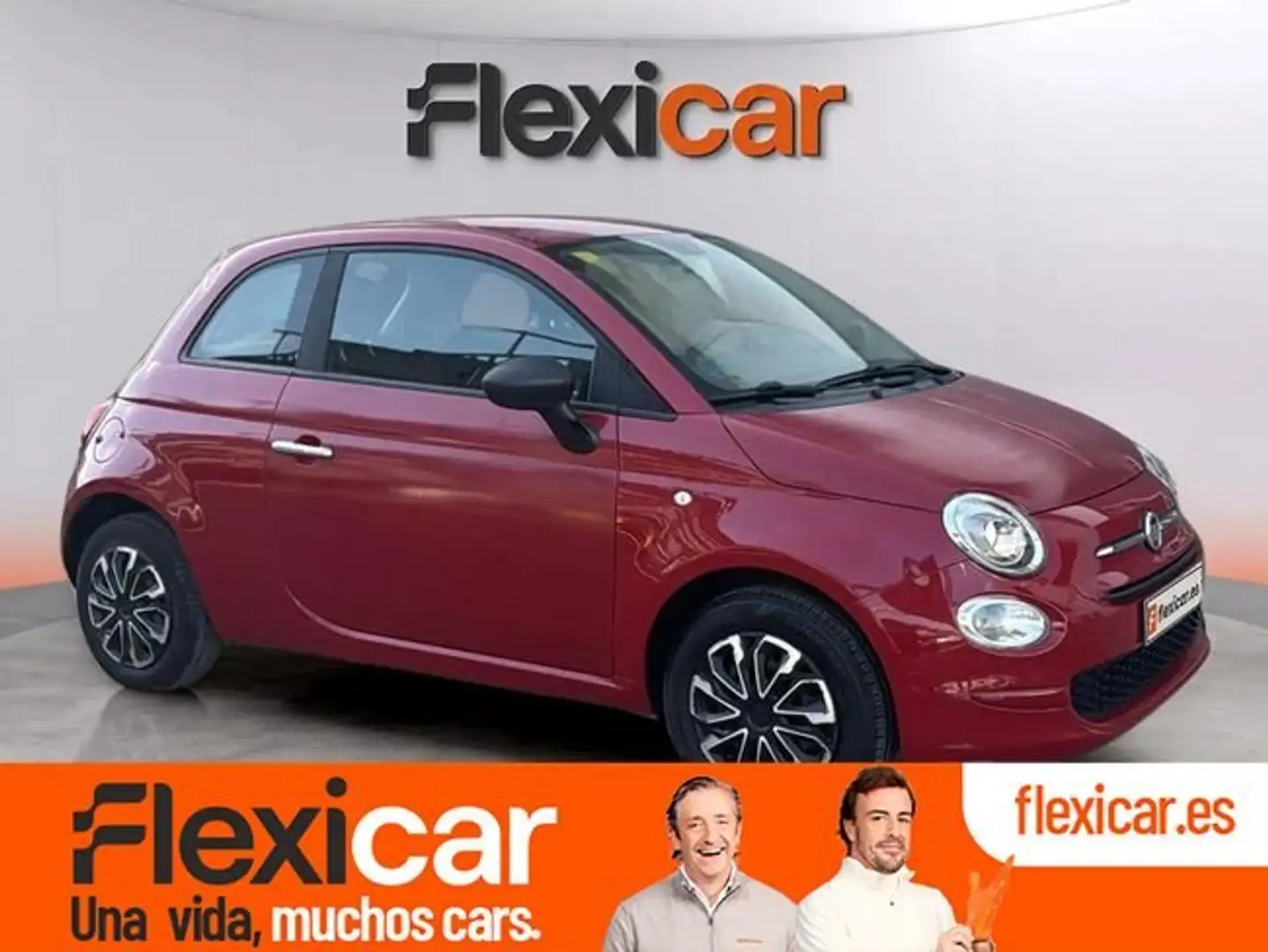 Fiat 500 1.2 Lounge Rojo - 1