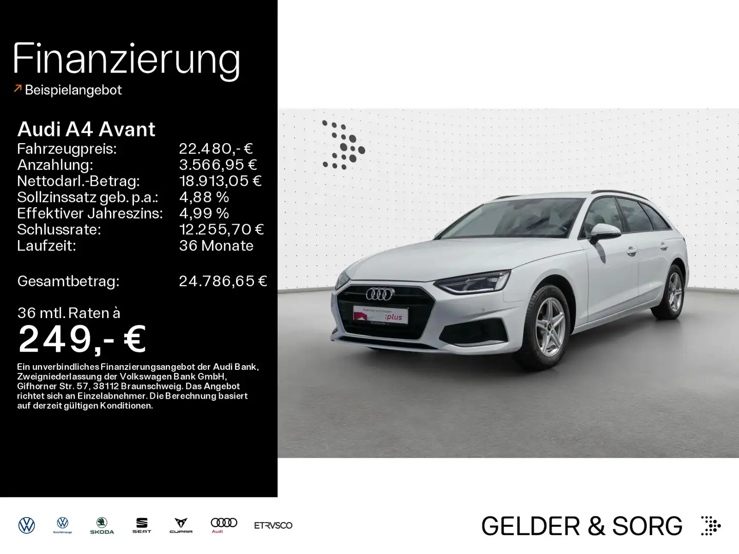 Audi A4 30 TDI LED*Business*Tour*ACC*Navi Blanco - 1