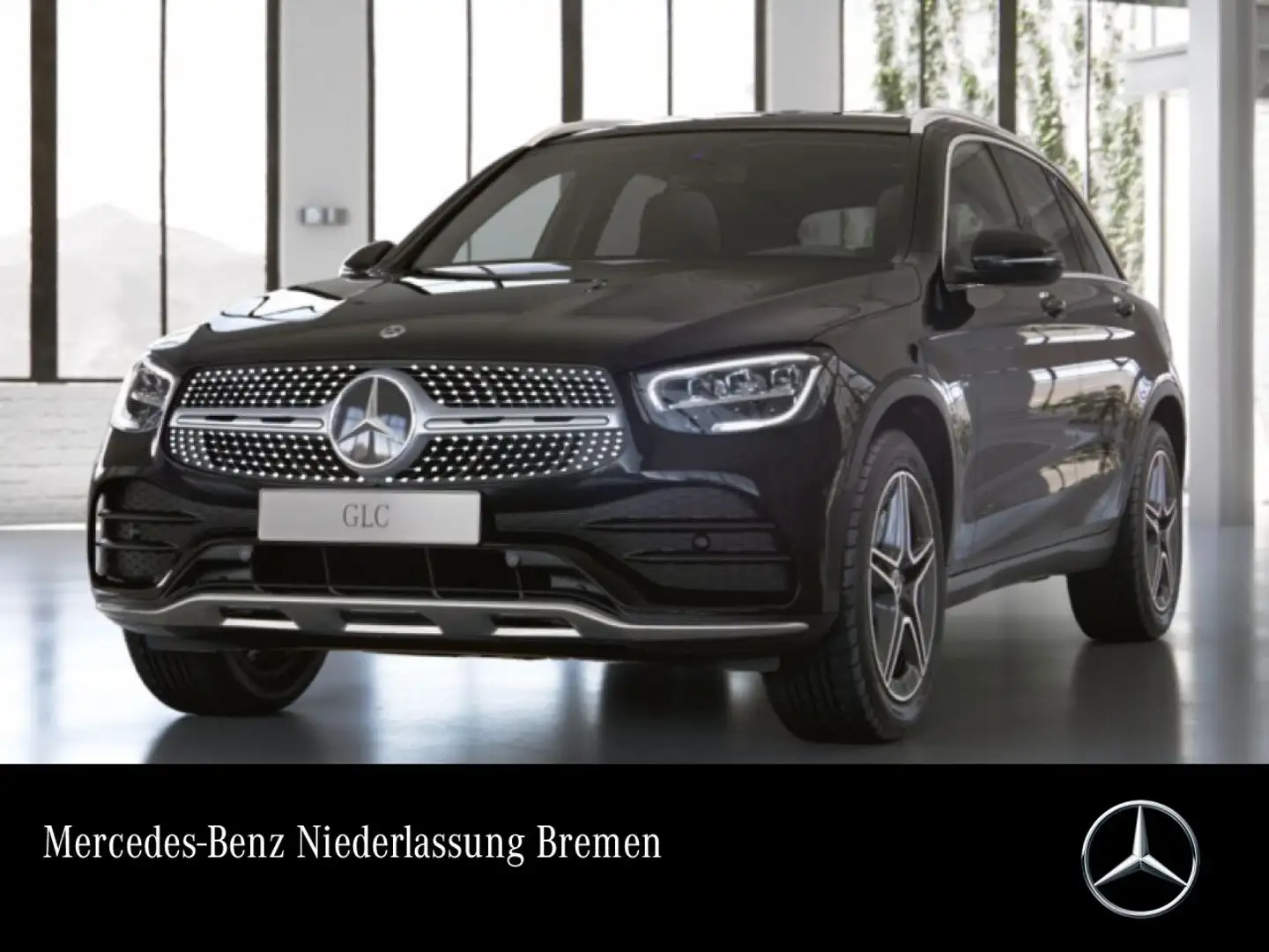 Mercedes-Benz GLC 300 e 4M AMG+LED+BURMESTER+KAMERA+SITZKLIMA+9G Schwarz - 1