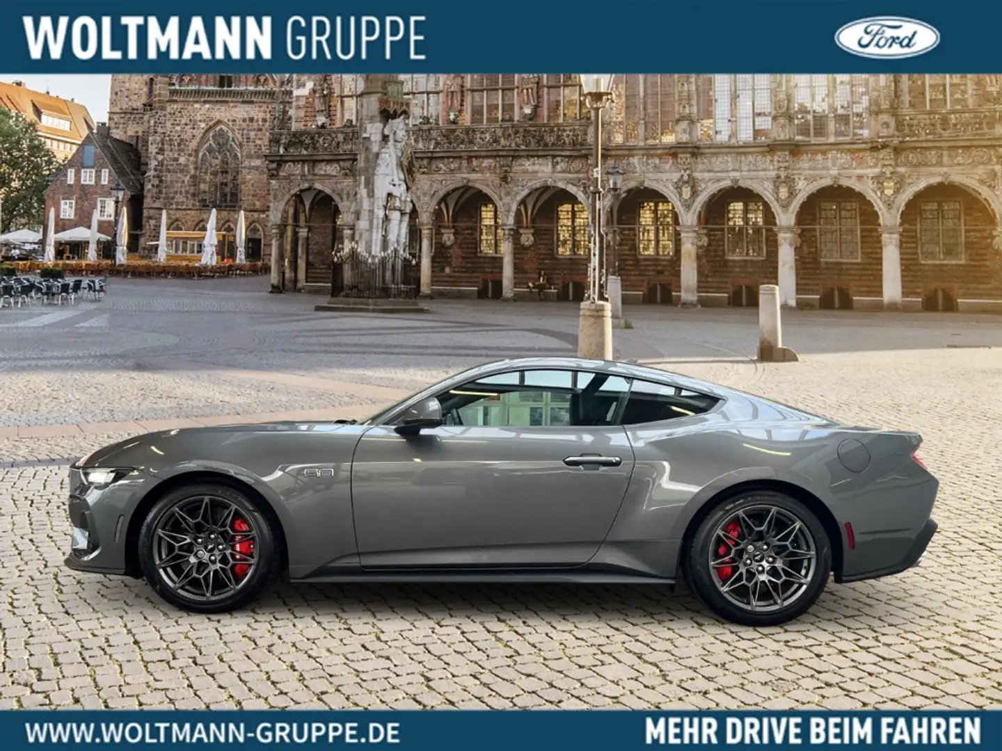 Ford Mustang Fastback 5.0 V8 GT MagneRide und vielen Extras Grau - 2