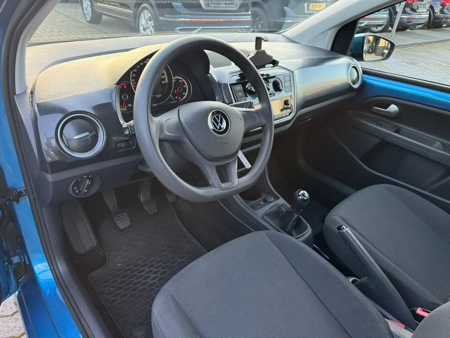 Volkswagen up! 1.0 camera, airco, stoelverw, cruise Blauw - 2