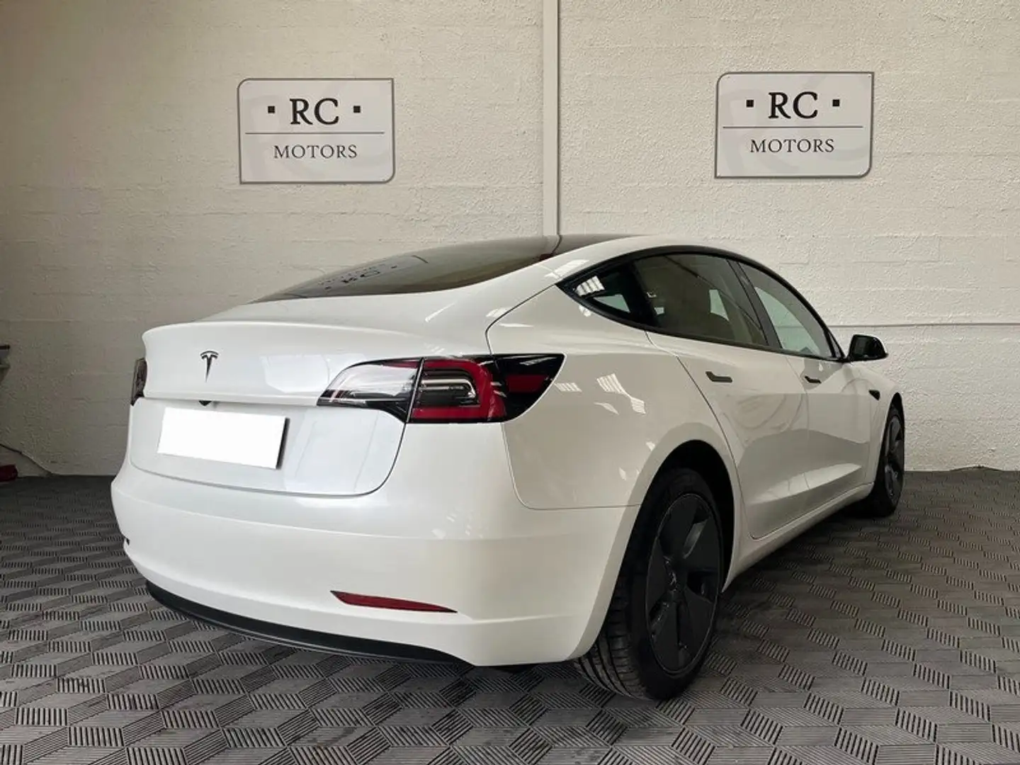 Tesla Model 3 SR+ 60 kWh Standard *PANO *Cam *ACC *1°Main Blanc - 2