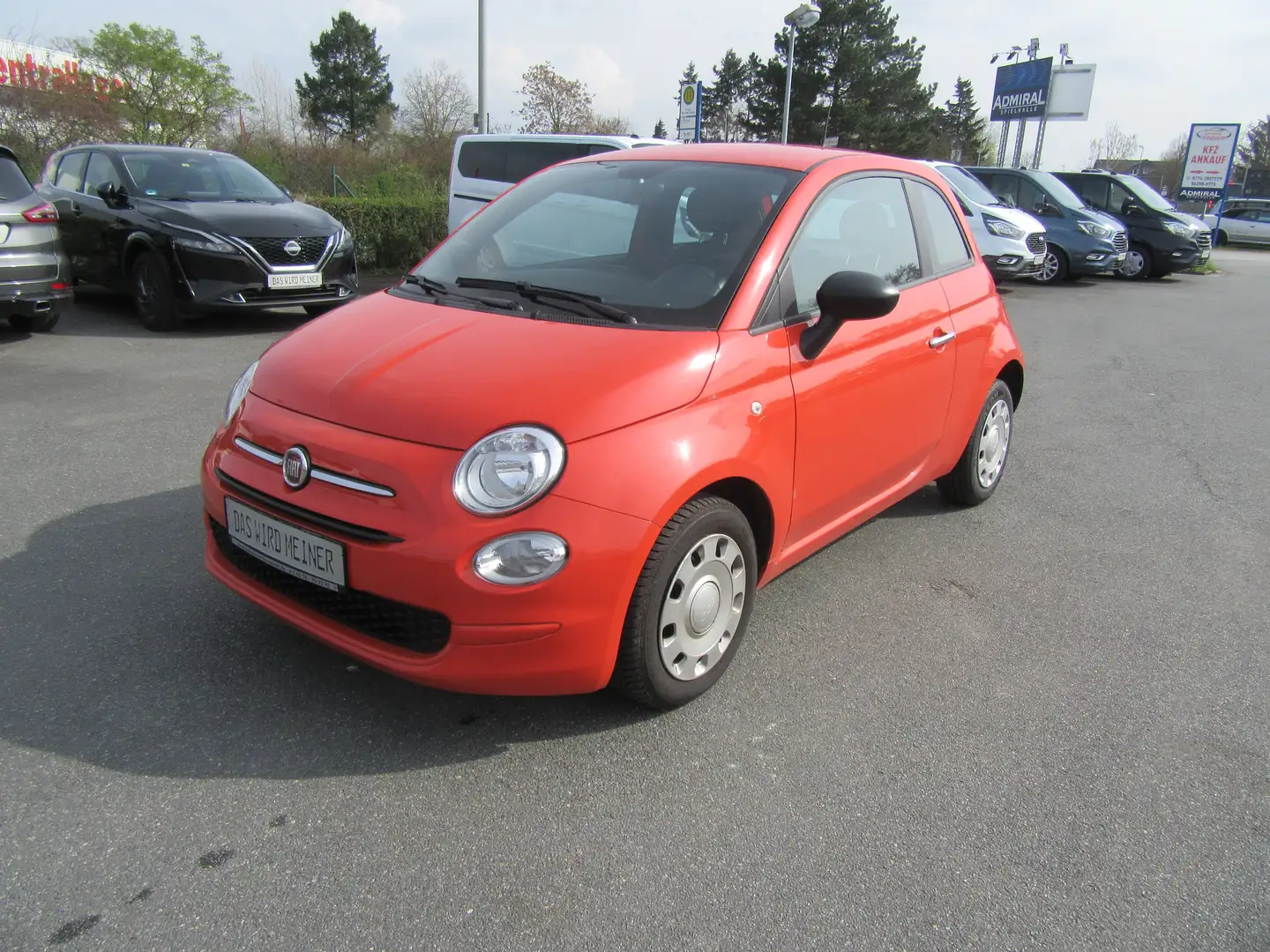 Fiat 500 Cult 1.0 FINANZIERUNG MÖGLICH Orange - 1