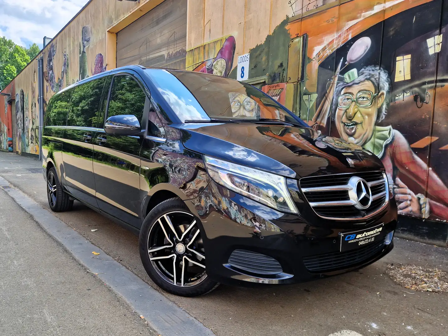 Mercedes-Benz V 250 V klasse dubbel cabine-lichte vracht Noir - 2
