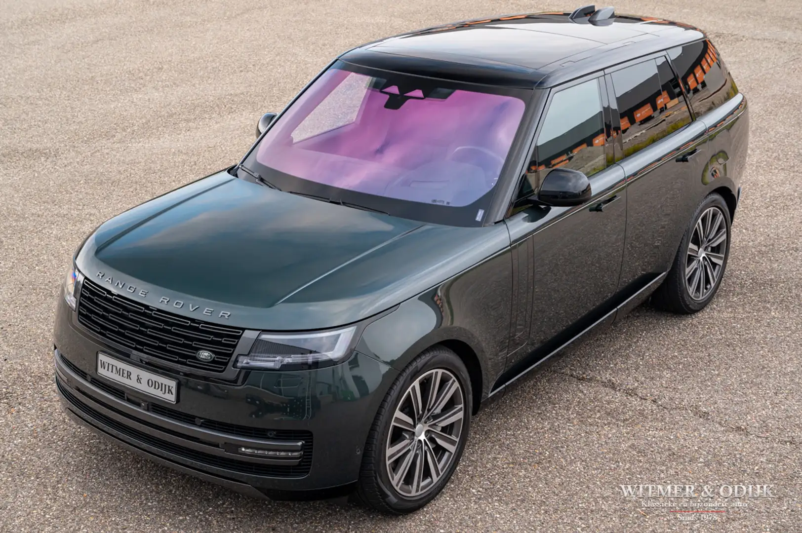 Land Rover Range Rover 3.0 P440e Belgravia Green, head-up display, panora Verde - 2