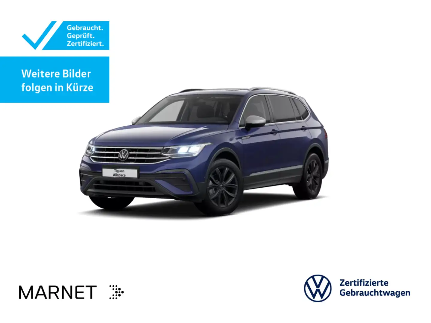 Volkswagen Tiguan Allspace 1.5 TSI DSG  MOVE*Navi*AHK*7-Sit Blau - 1