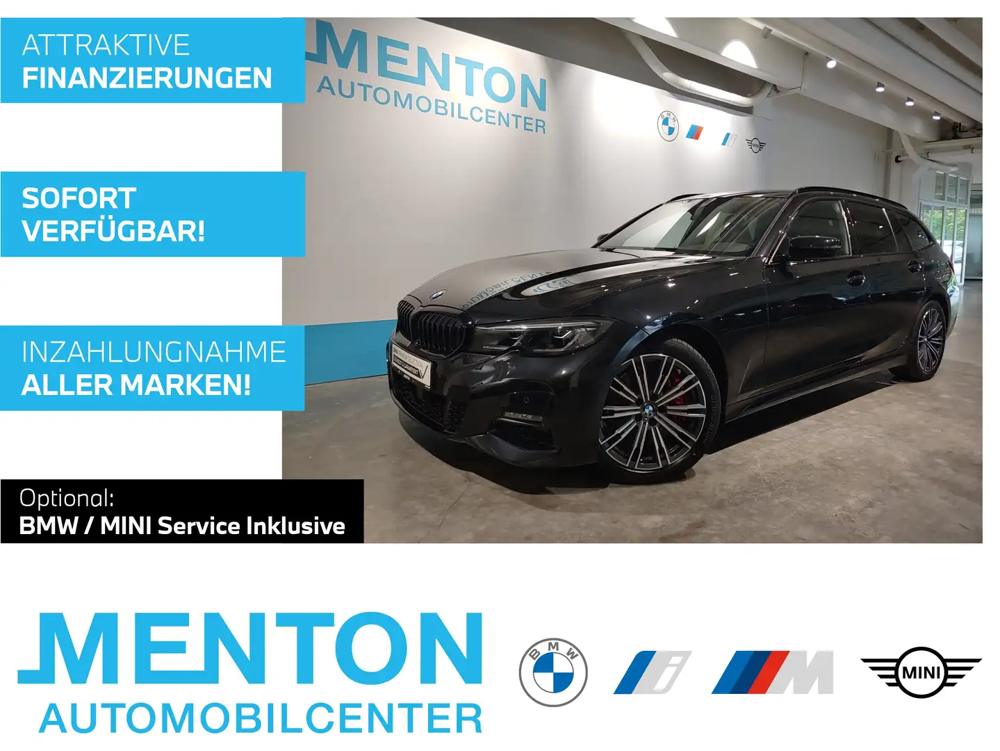 BMW 320 d xDrive DAB/RFK/AHK/el. Sitze/Klimaaut. Schwarz - 1
