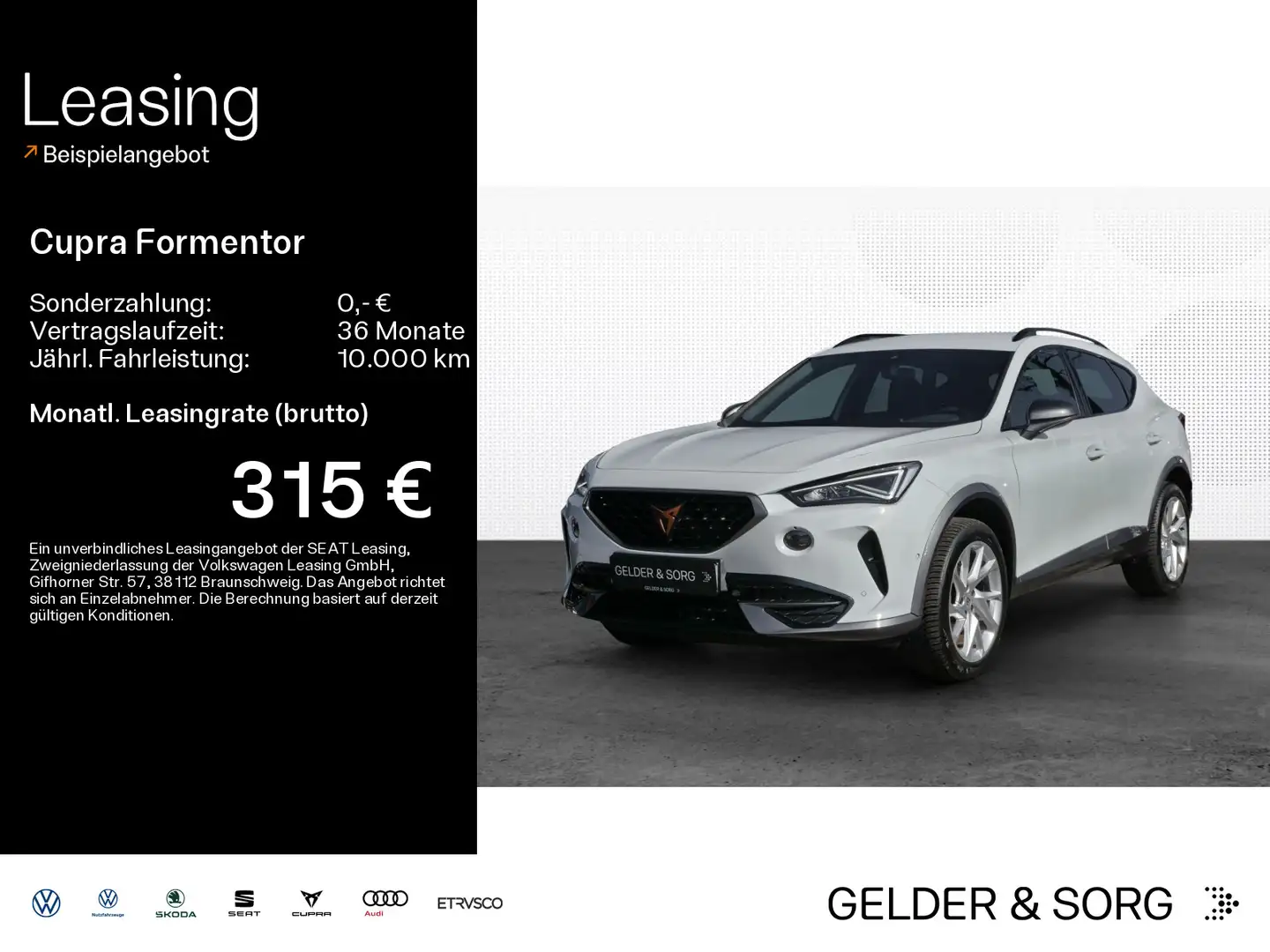 CUPRA Formentor 2.0 TSI 4x4 18Z*RFK*LED*Navi*EPH*AHK* Wit - 1