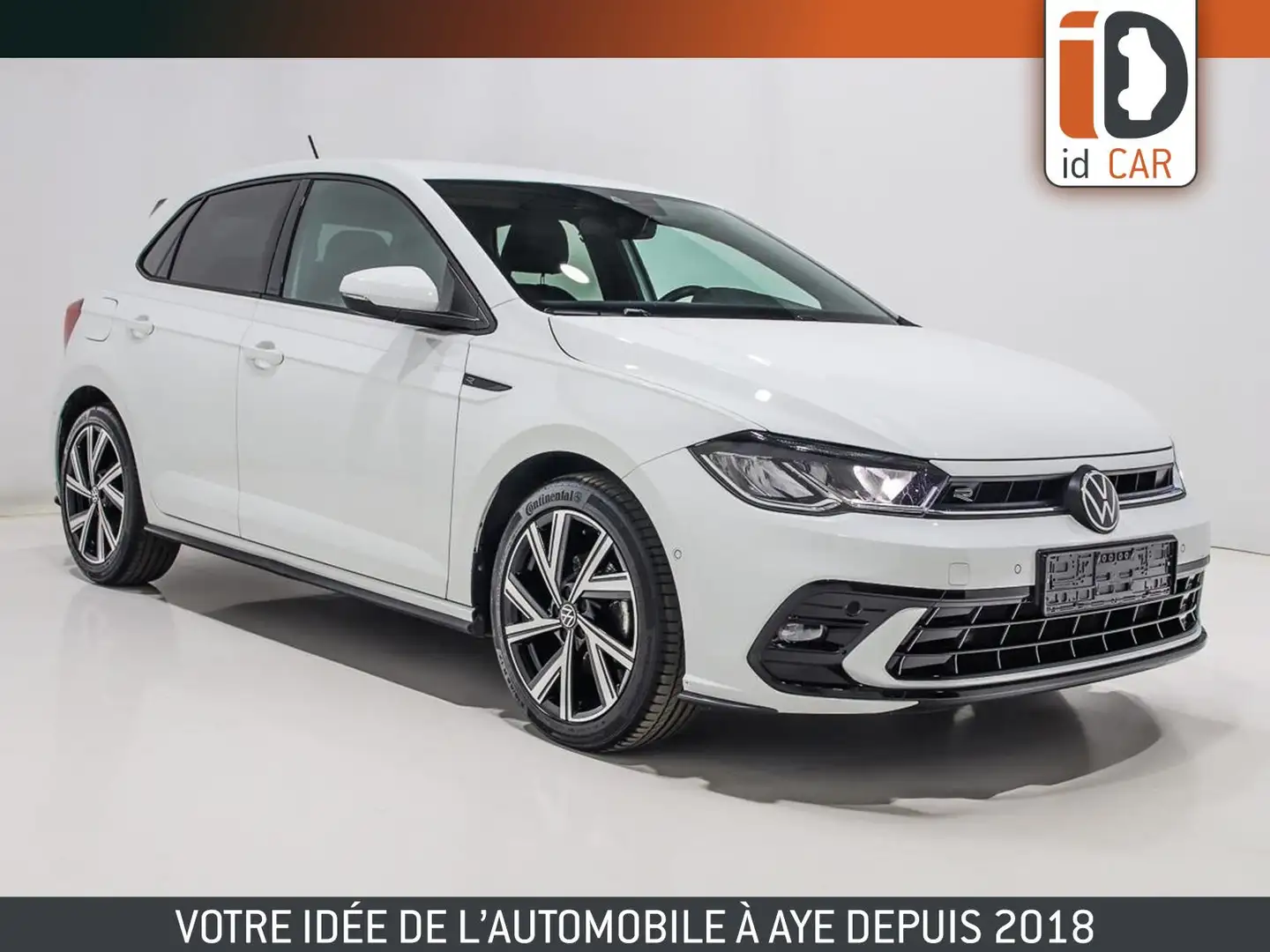 Volkswagen Polo 1.0 TSI 110 DSG R-LINE LED ACC CARPLAY CAMERA JA17 Blanc - 1