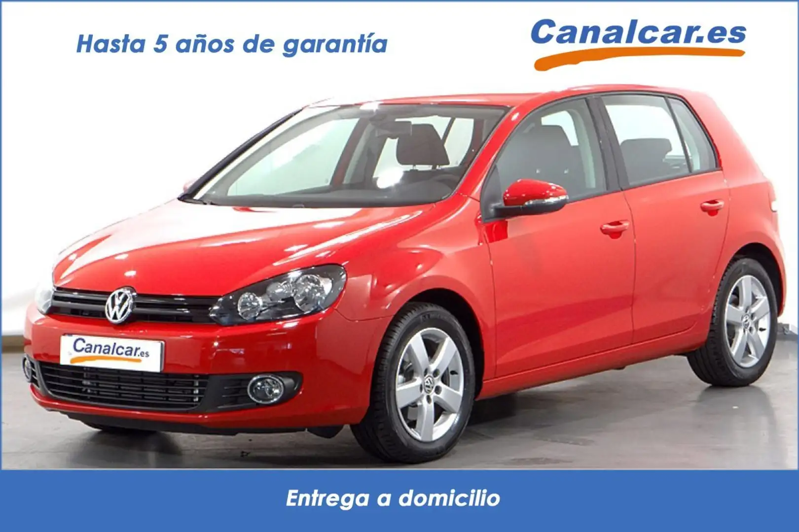 Volkswagen Golf 1.6TDI CR Advance BMT Rabbit 105 Rojo - 1
