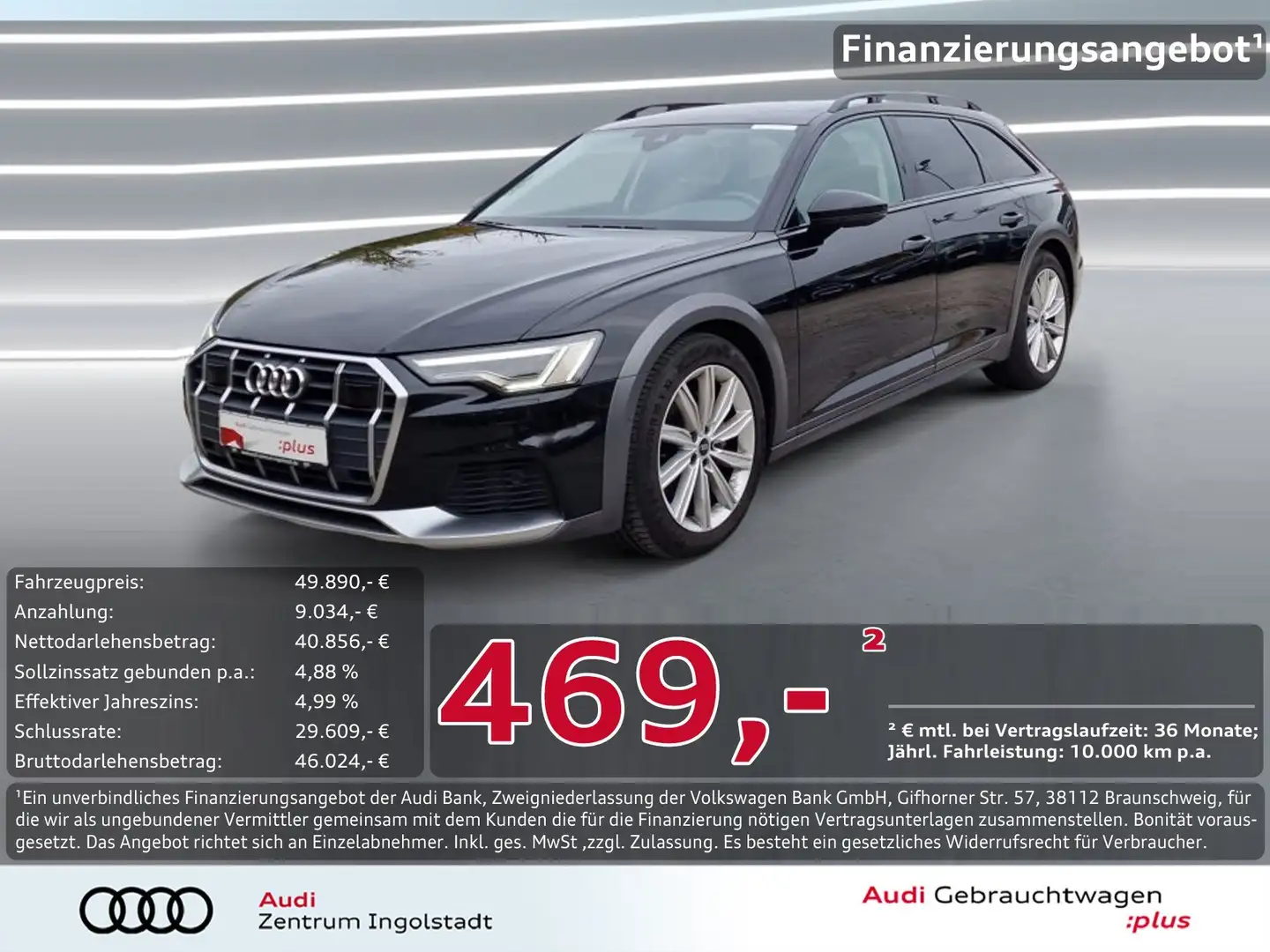 Audi A6 allroad 40 TDI qu MATRIX Pano AHK ACC Kamera Schwarz - 1