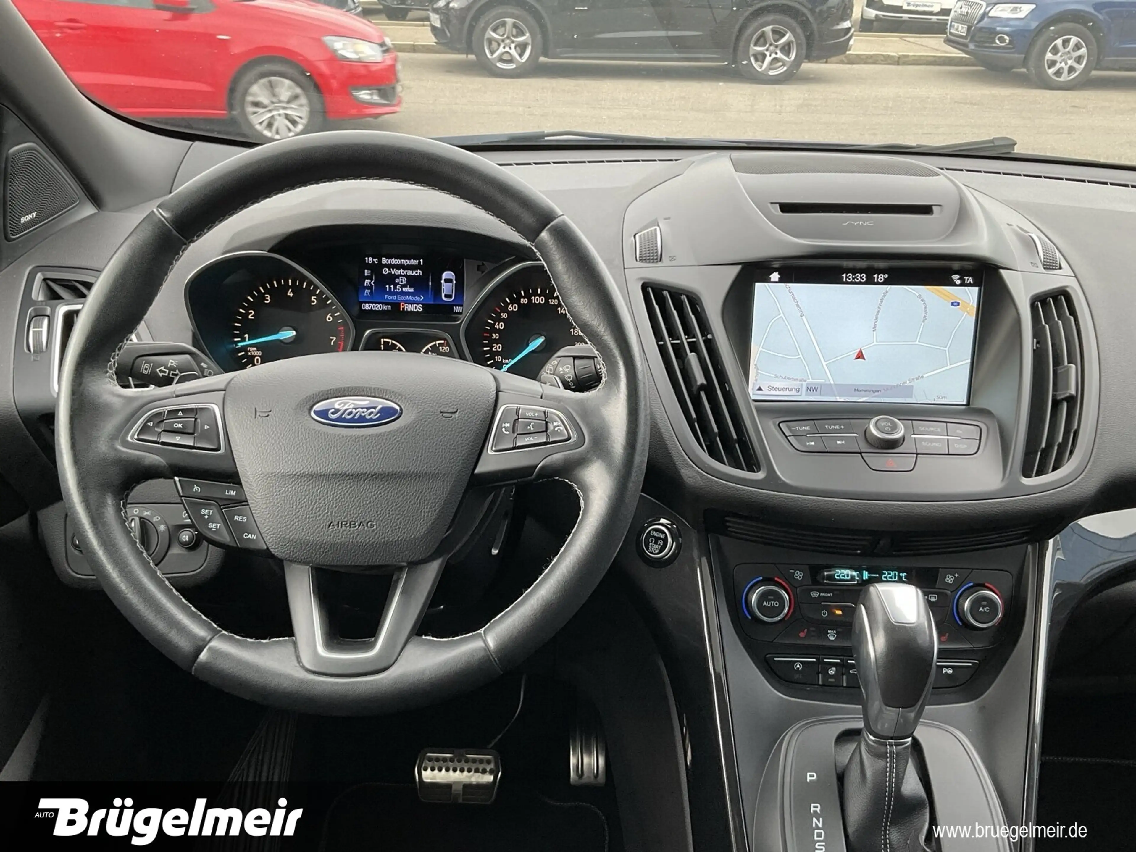 Ford Kuga 1.5 Autom. ST-Line 4x4+AHK+NAV+PANO+KAM+18"  BC/Dachrel./eFH./NSW/Schadstoffarm nach Abgasnorm Euro 6 — photo 7