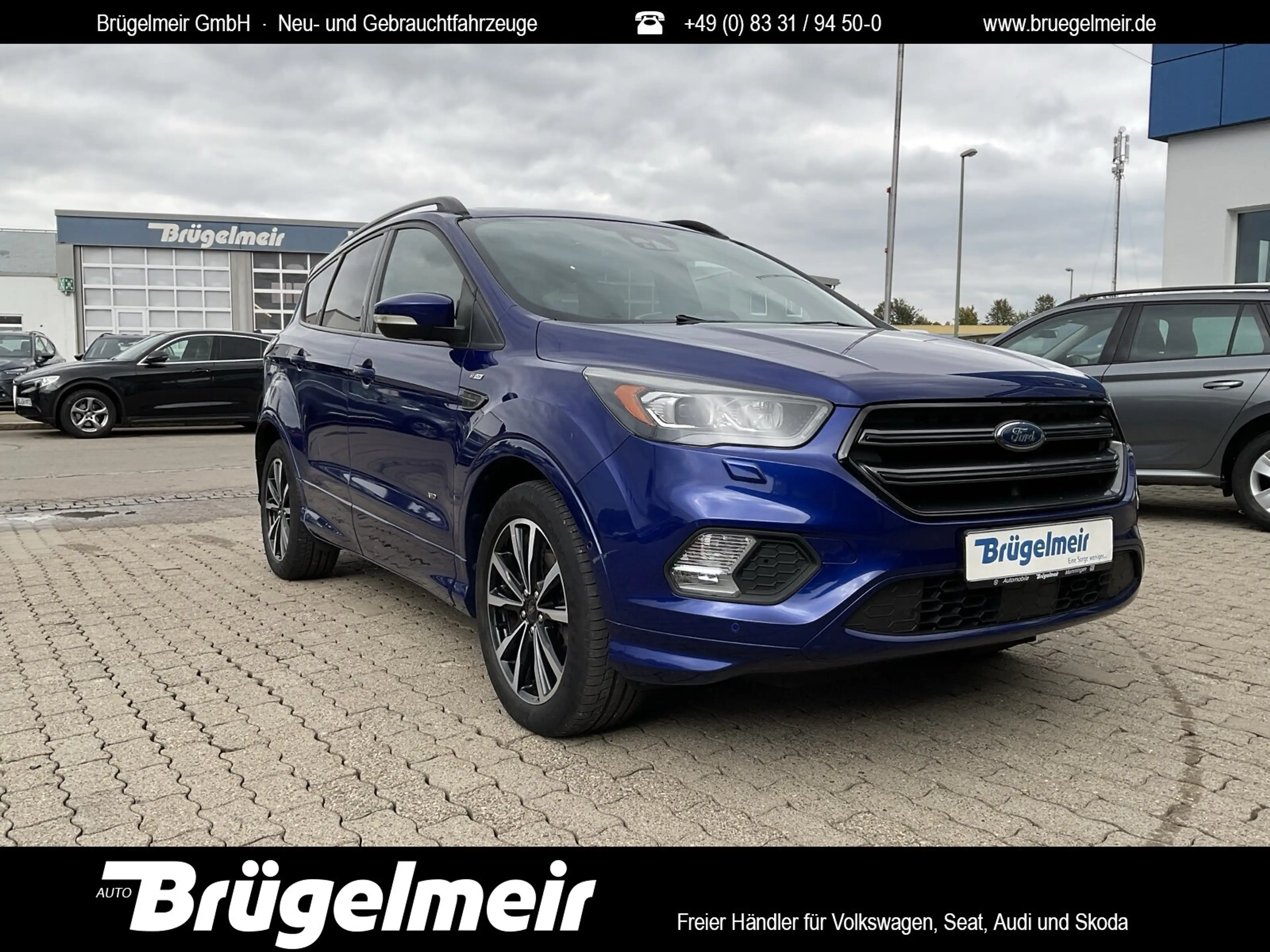 Ford Kuga 1.5 Autom. ST-Line 4x4+AHK+NAV+PANO+KAM+18"  BC/Dachrel./eFH./NSW/Schadstoffarm nach Abgasnorm Euro 6