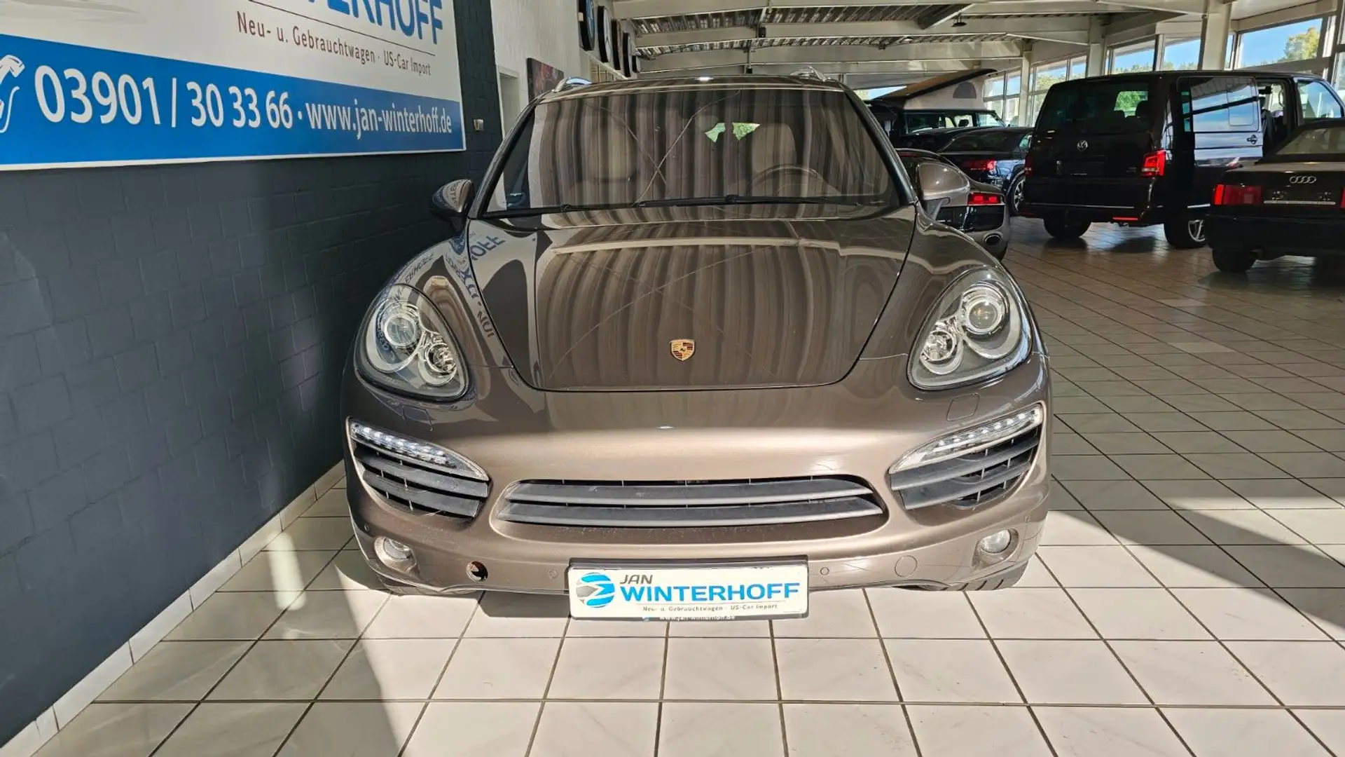 Porsche Cayenne S 4.2 Diesel STHZ NAVI LEDER AHK LUFT Braun - 2