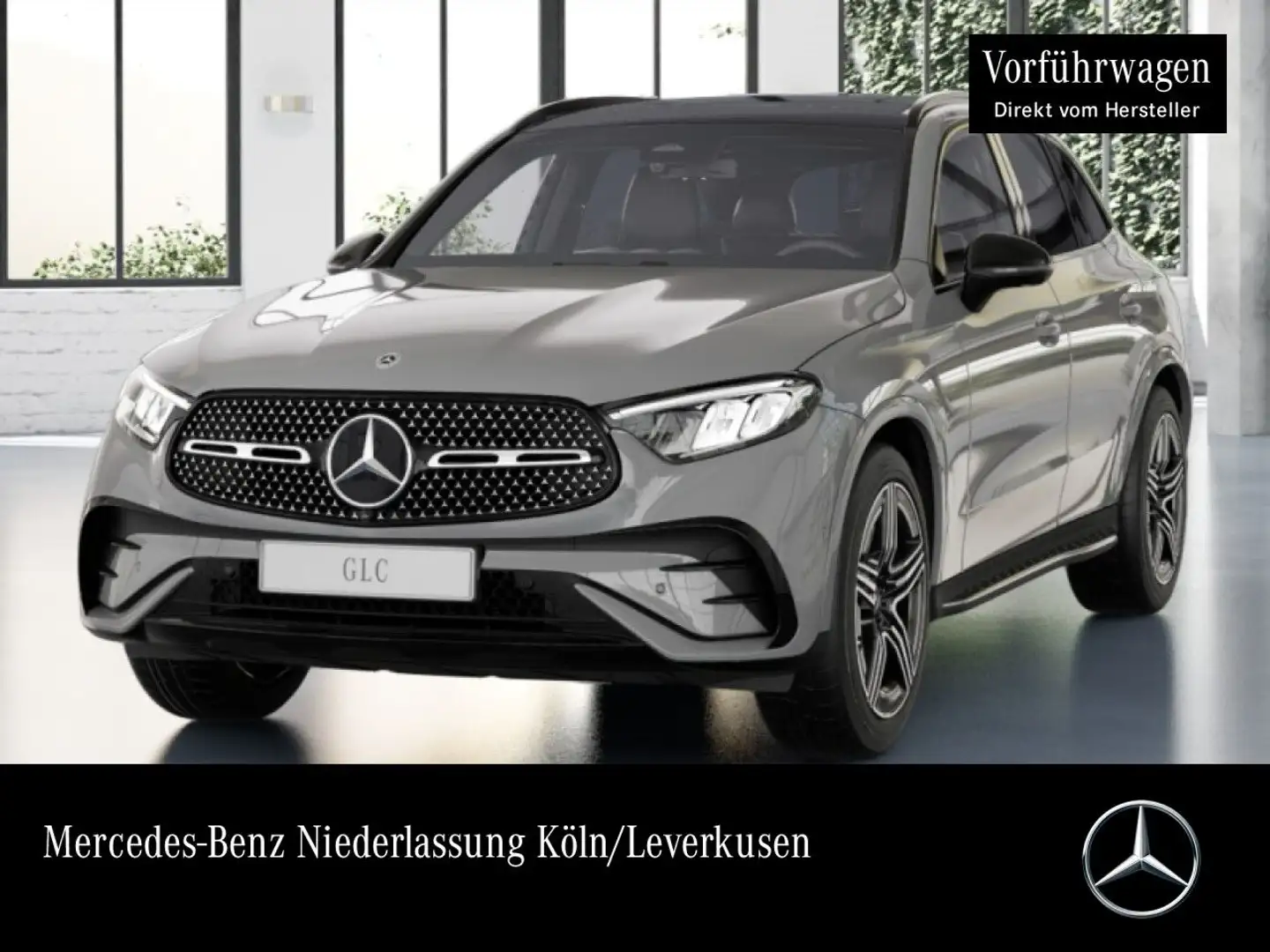 Mercedes-Benz GLC 220 d 4M AMG+NIGHT+PANO+360+AHK+LED+BURMESTER Grau - 1