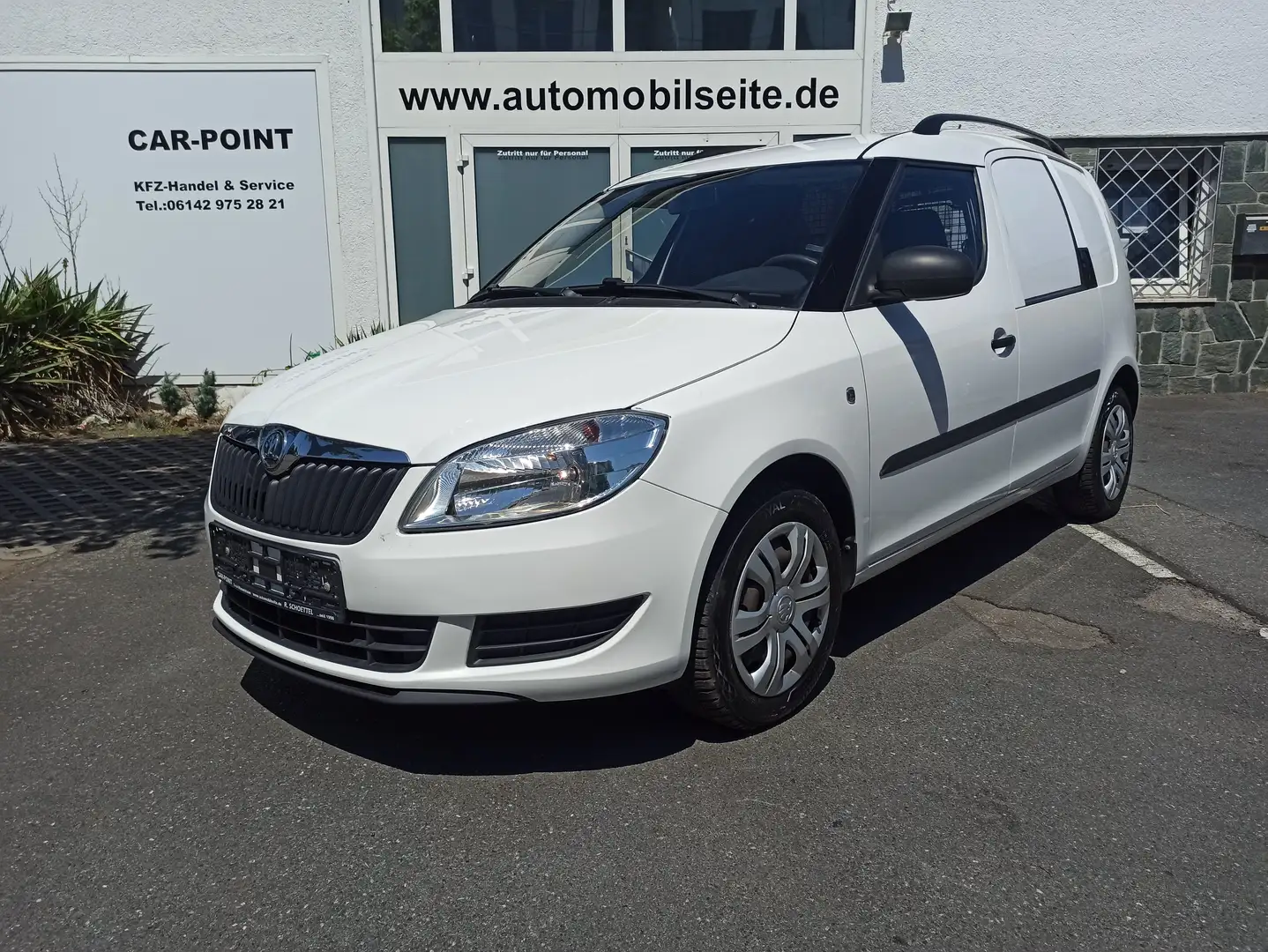 Skoda Roomster Praktik*KLIMA*2.HD*ZR&INSP NEU*LKW*NEUE REIFEN*TOP Blanc - 1