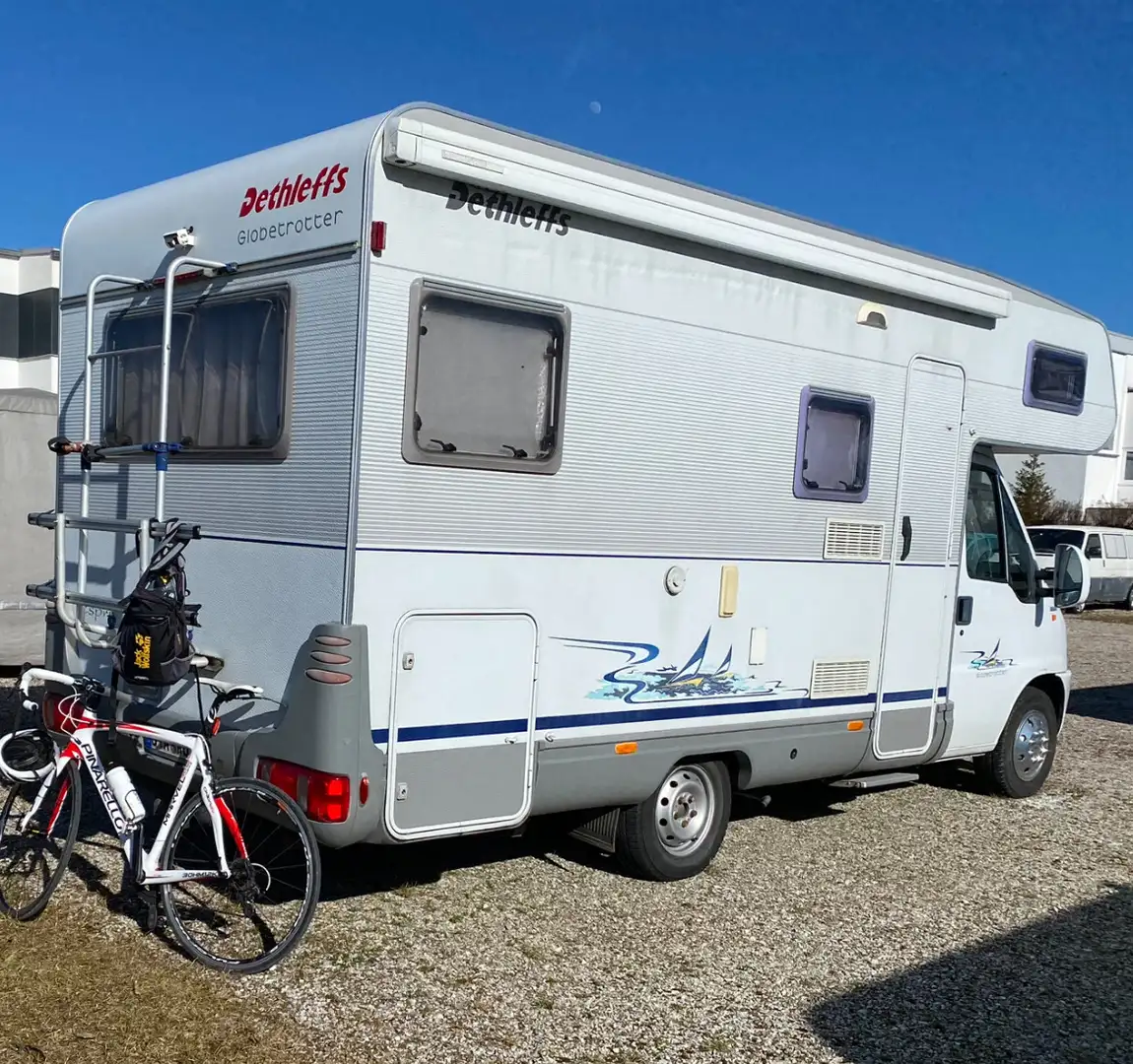 Caravans-Wohnm Dethleffs Ersprit 3,5 t Fiat Ducato Heckbett AHK Solar Kame Weiß - 2