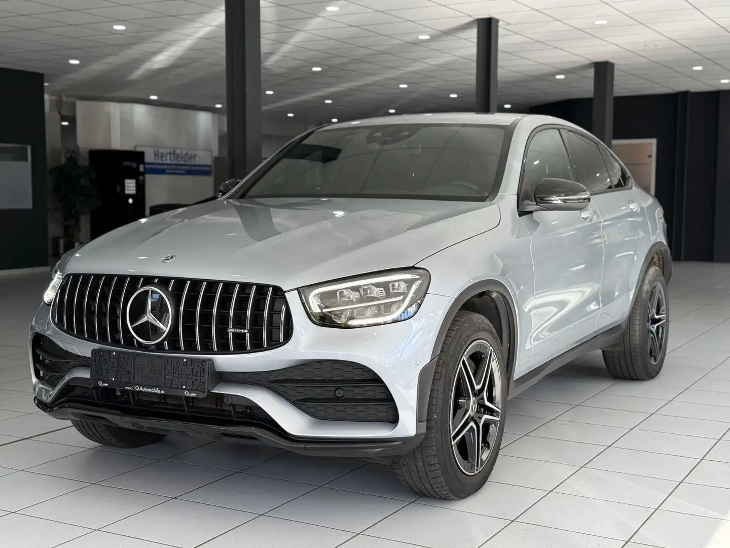 Mercedes-Benz GLC 300 de 4M Coupe*AMG-LINE*DISTRONIC*KAMERA*AHK Argent - 1