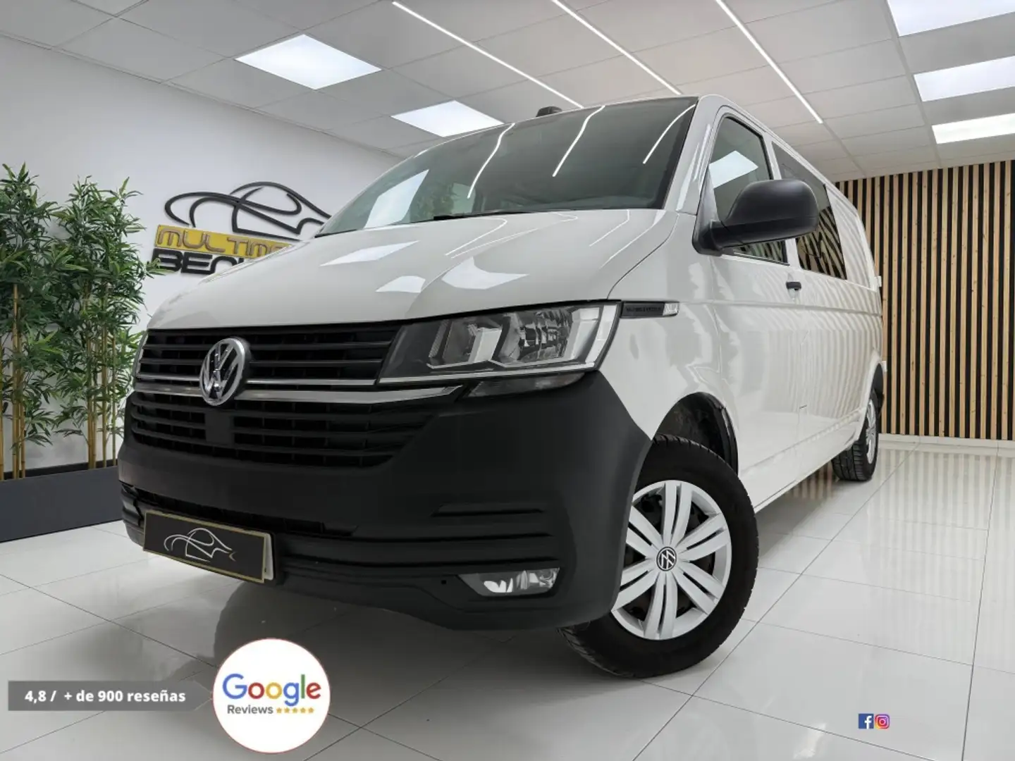 Volkswagen Transporter Mixto 2.0TDI SCR BMT Larga 81kW Blanco - 2