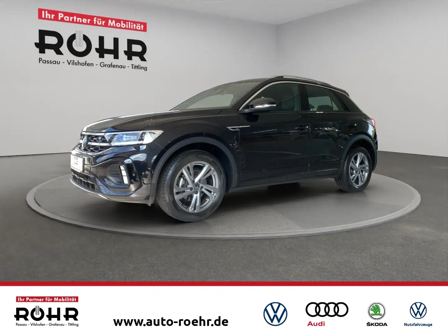 Volkswagen T-Roc R-Line (AHK.NAVI.DAB.PDC.SHZ.ACC) 1.5 TSI DSG Schwarz - 1