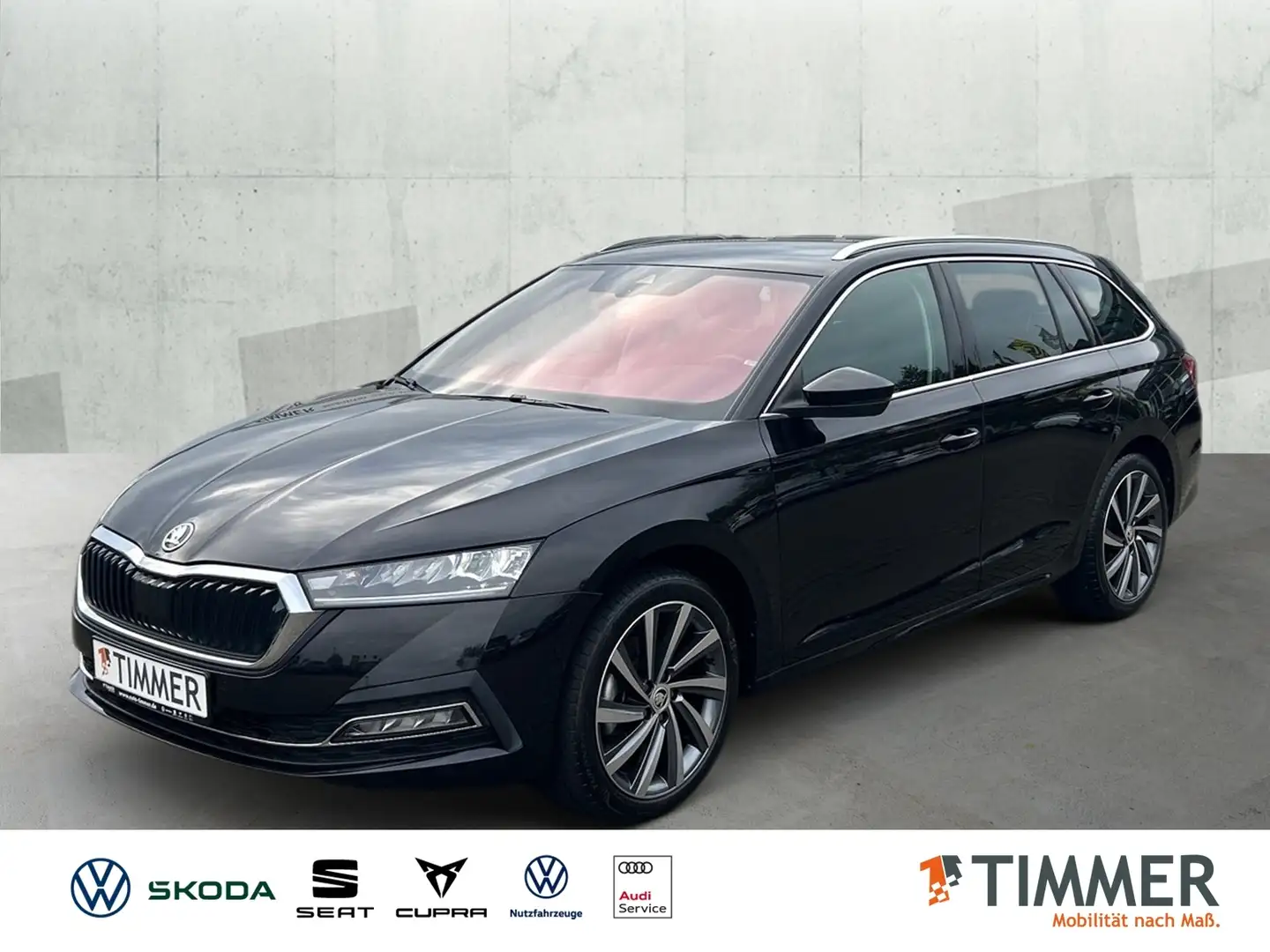 Skoda Octavia Combi 2.0 TDI DSG STYLE *LED *TEMPO *SHZ *DAB Schwarz - 1