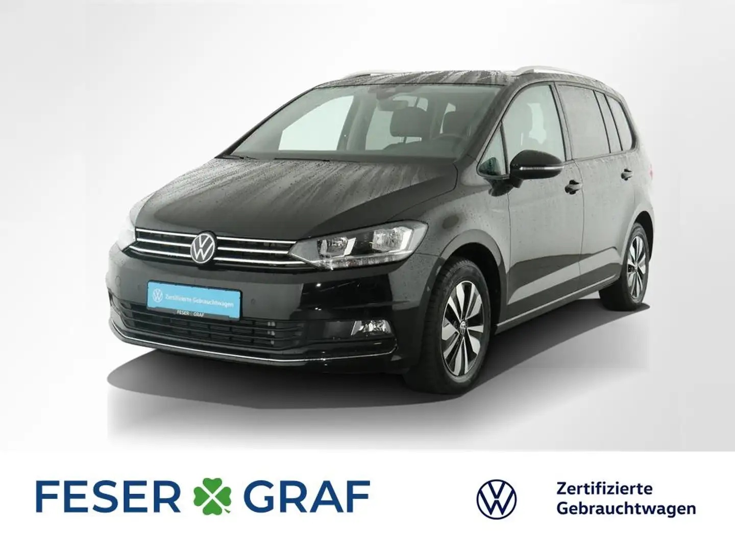 Volkswagen Touran Goal 1.5 TSI DSG Navi Kamera AHK 7-Sitzer Schwarz - 1