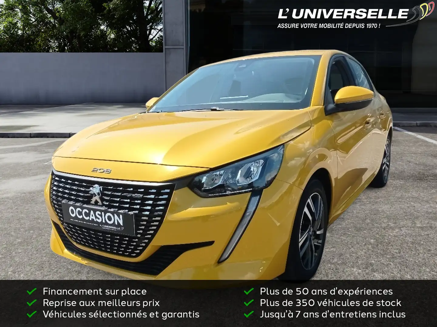 Peugeot 208 ALLURE Żółty - 1