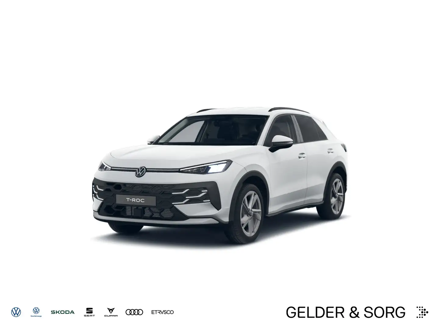 Volkswagen T-Roc Life 1.5 l eTSI |LED|ACC|RFK| Weiß - 1