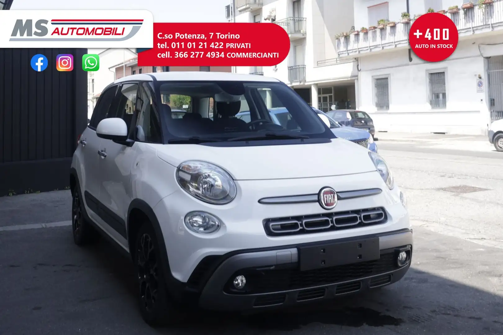 Fiat 500L FIAT 500L 1.4 95 CV Cross 70KW ANNO 2021 Bianco - 1