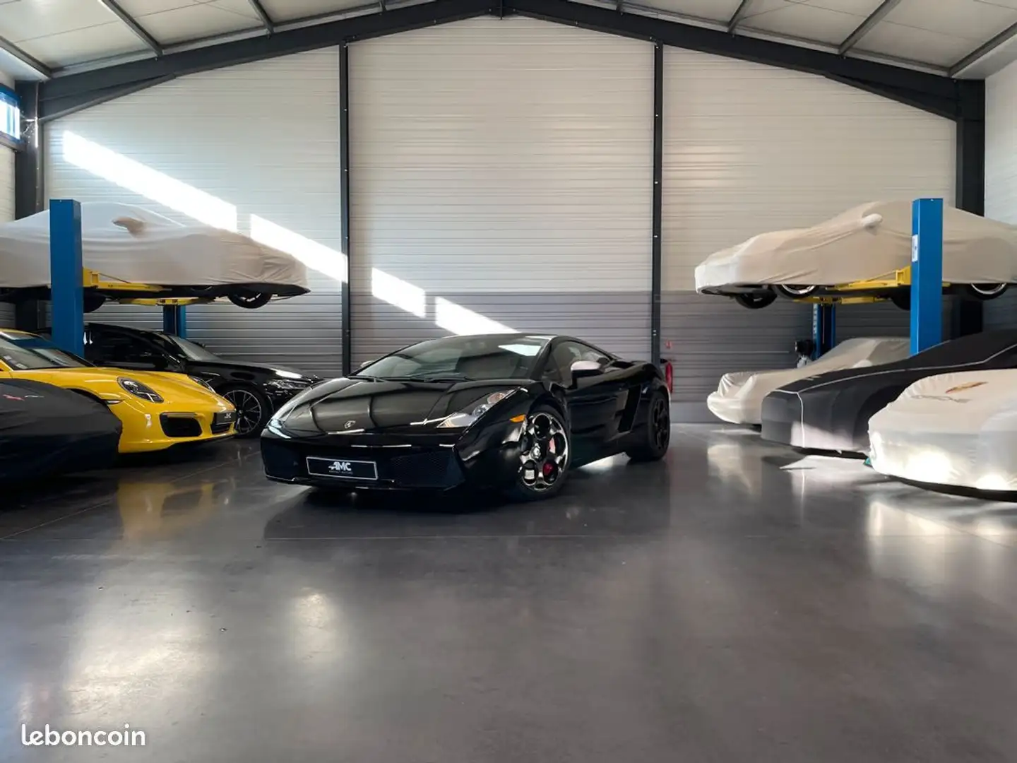 Lamborghini Gallardo Entretien récent 500cv Full Black Intérieur rouge  Negru - 1