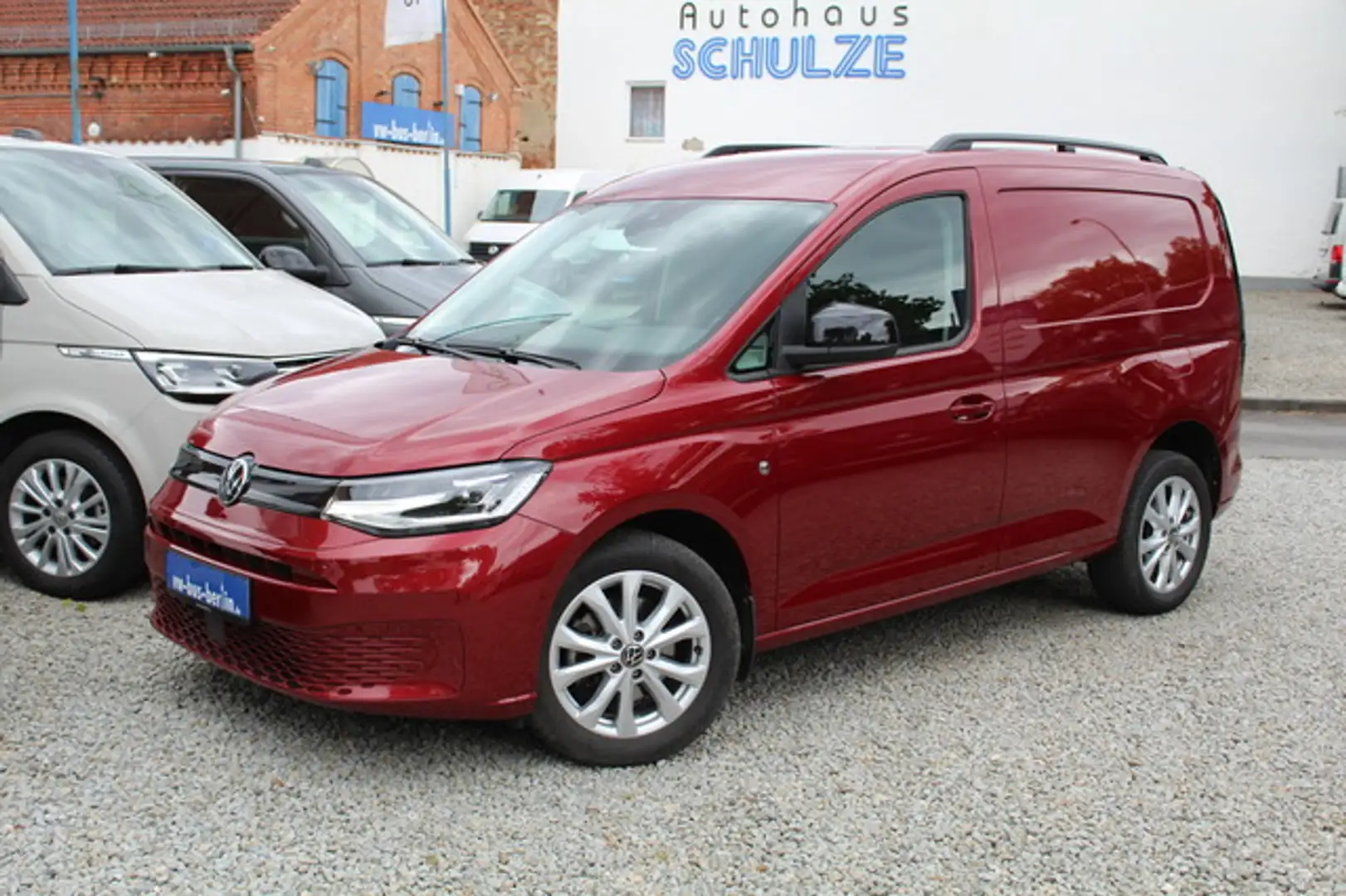 Volkswagen Caddy Kasten DSG LED AHK APP ALU Standheizg Rot - 1