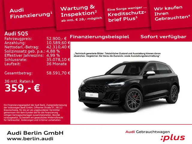 Audi SQ5 TDI tiptr. AHK MATRIX NAVI RFK HUD B&O