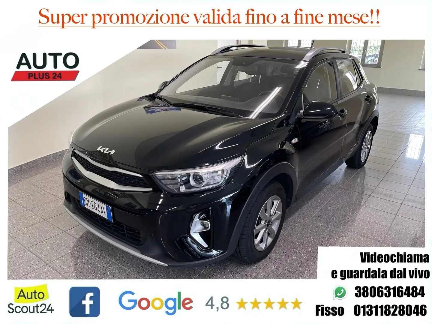 Kia Stonic 1.0 T-GDi 100 CV MHEV MT Style CON PROMO PLUS Black - 1