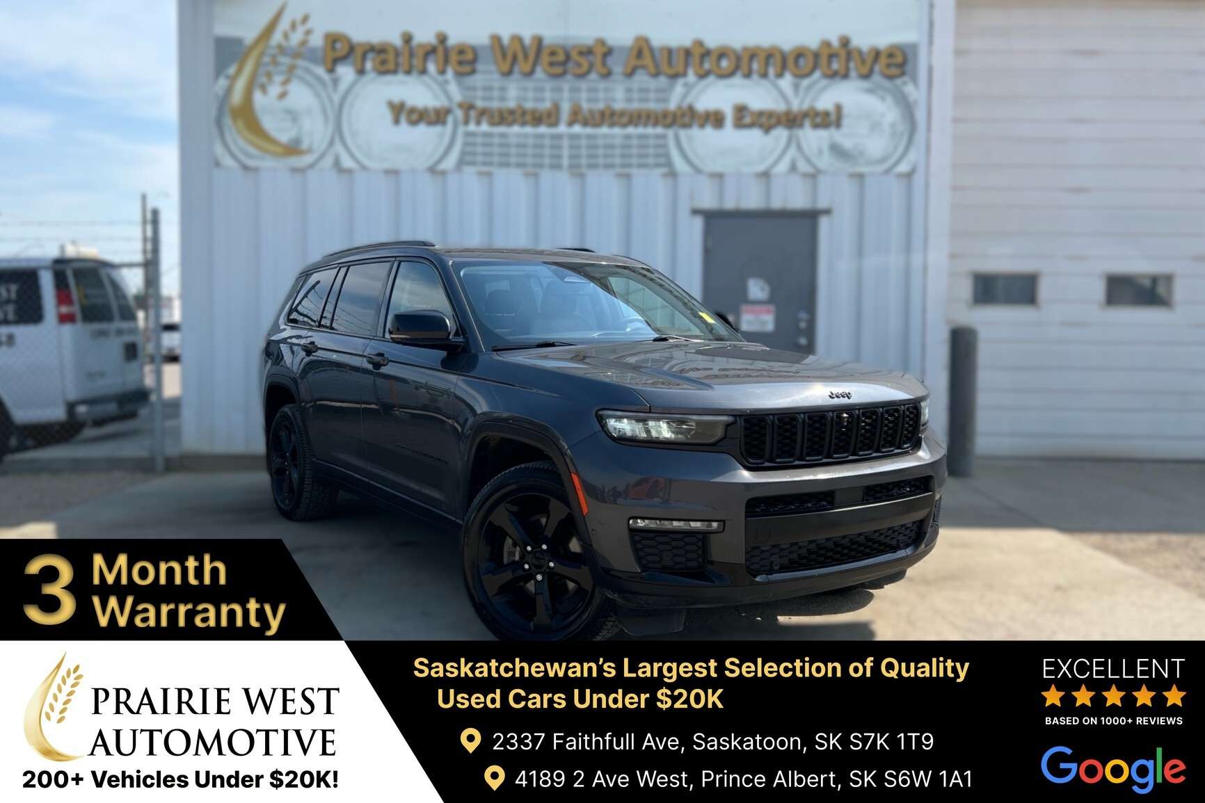 2023 Jeep Grand Cherokee Limited AWD 6 Passenger | No Accident | One Owner