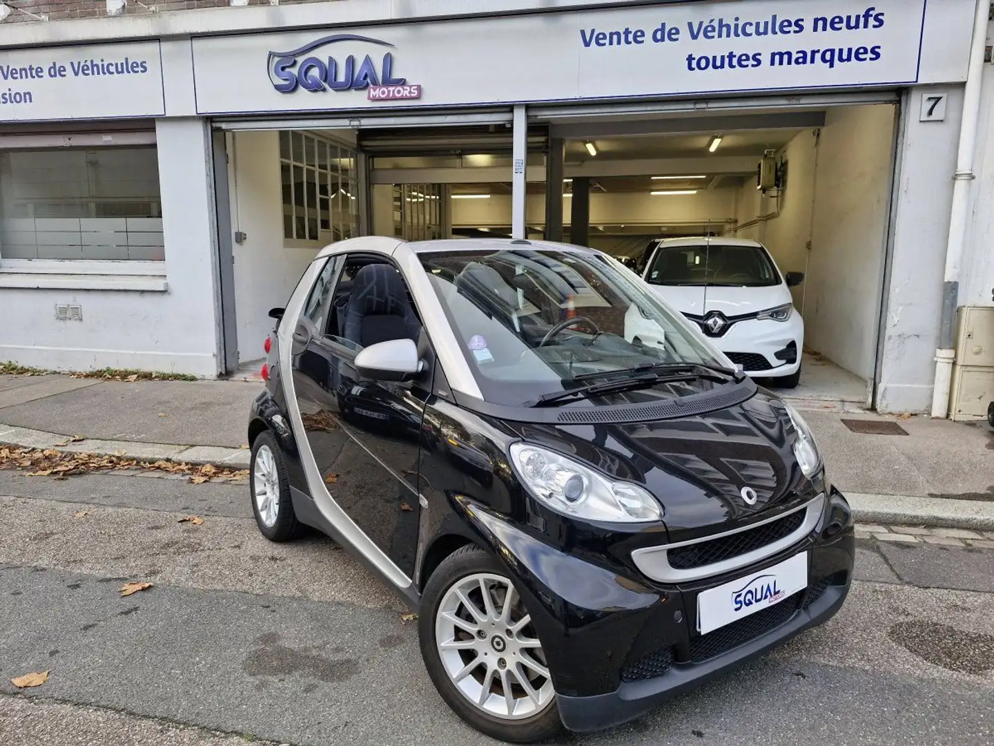 smart forTwo Cabriolet II 71ch mhd Passion Softouch Gris - 2
