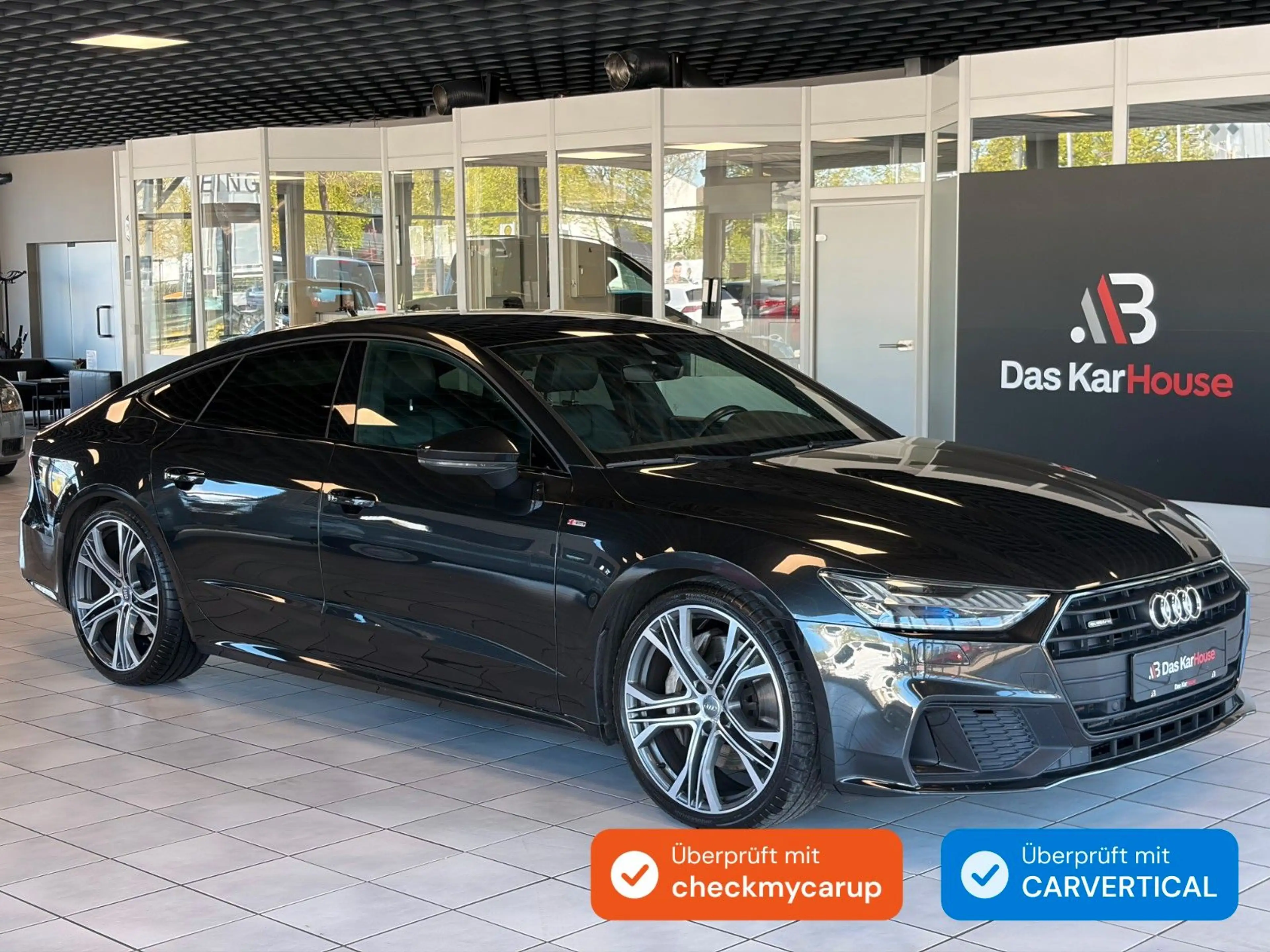 Audi A7 55 TFSI quattro · S Line · Matrix  · 80´tkm