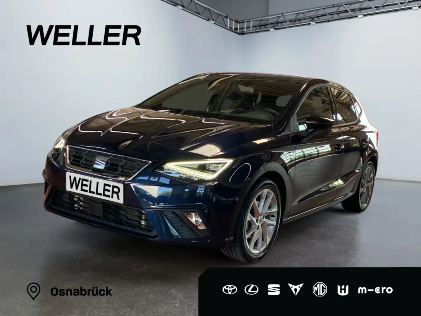 SEAT Ibiza 1.5 TSI DSG FR *LED*ACC*CarPlay*Navi*SHZ* Blau - 1