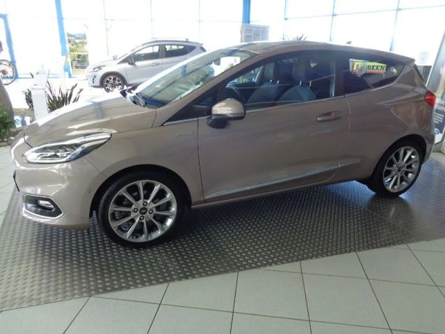 Ford Fiesta Vignale 1.Hand/LED/Navi/DAB/ACC/Scheckh. Grigio - 2