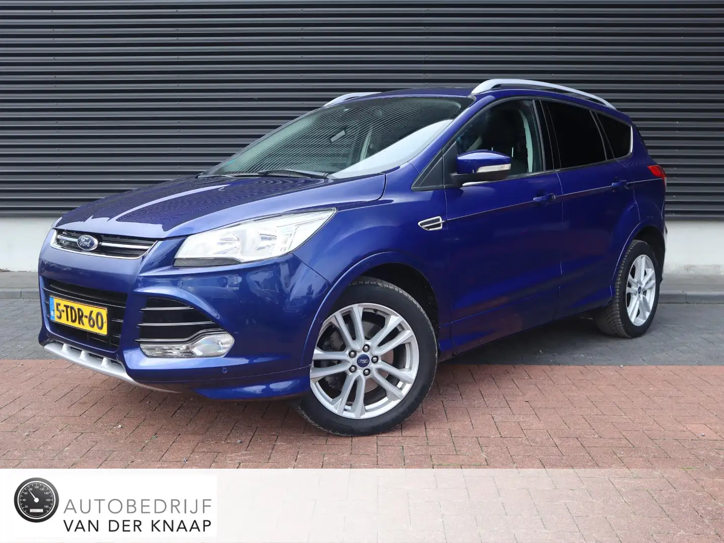 Ford Kuga 1.6 Titanium Plus 4WD | Airco | Cruise | Leder/Sto Blauw - 1
