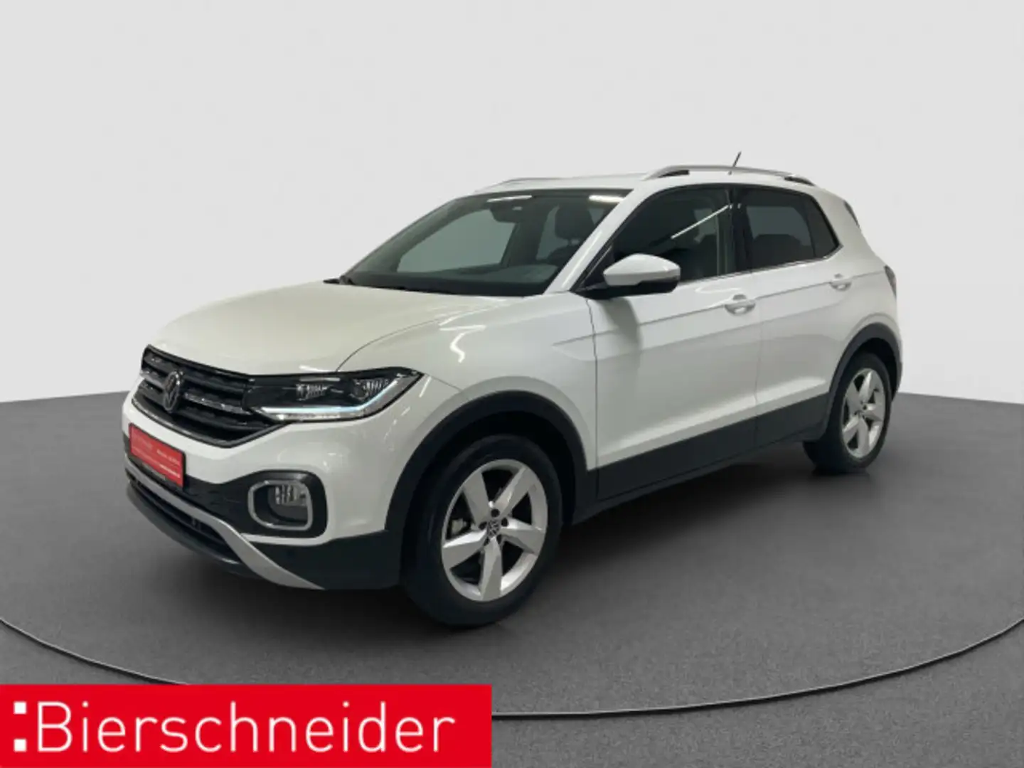 Volkswagen T-Cross 1.0 TSI Style AHK LED ACC NAVI CAM SHZ Blanc - 1