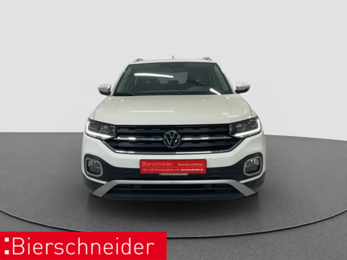 Volkswagen T-Cross 1.0 TSI Style AHK LED ACC NAVI CAM SHZ Blanc - 2