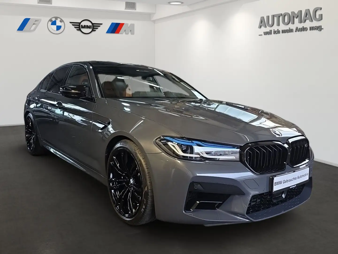 BMW M5 Limousine Competition*Laser*DriversPack*DriveAssis Gris - 2