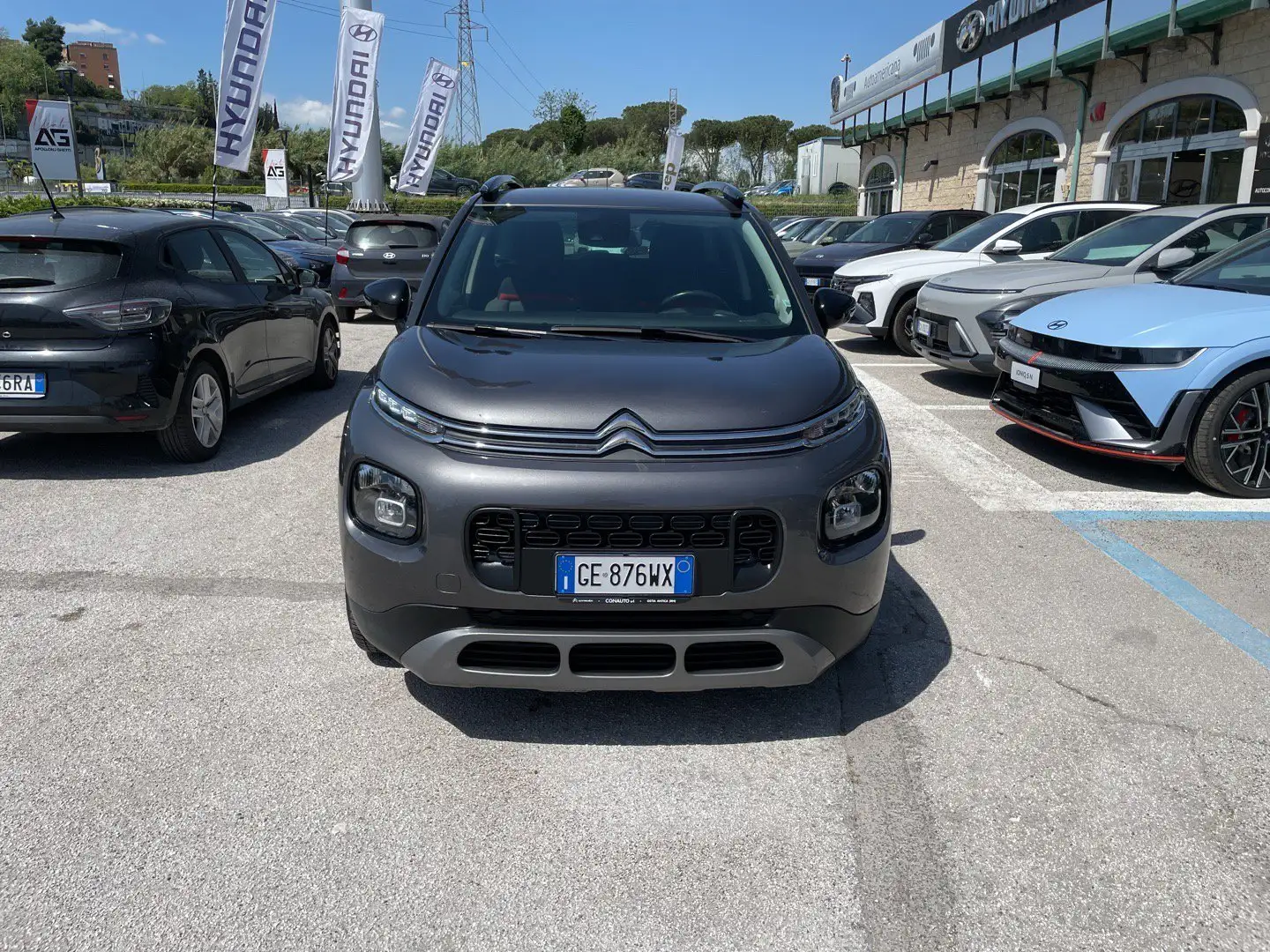Citroen C3 Aircross PureTech 110 S&S Shine IMPIANTO GPL Grigio - 2