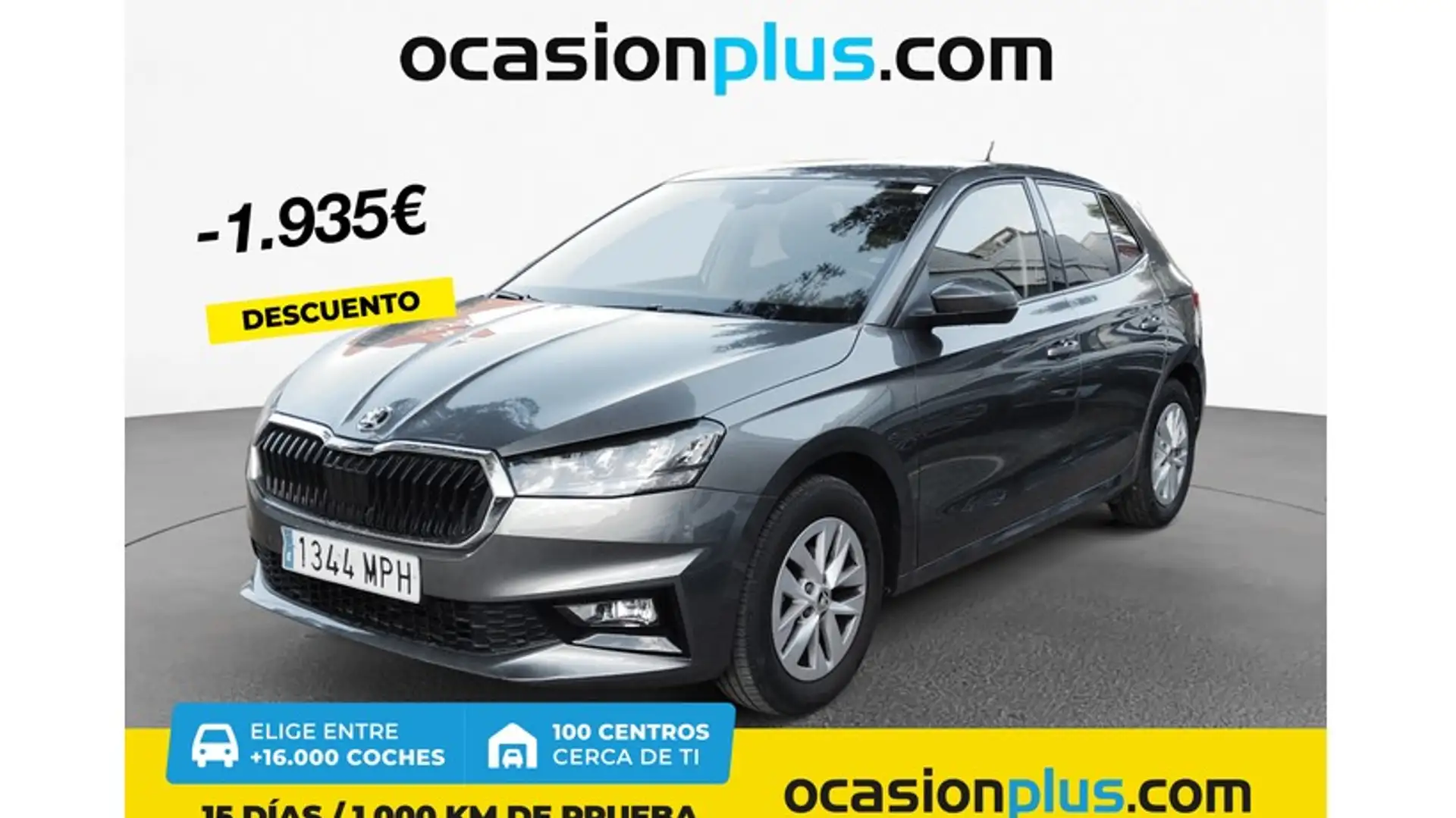 Skoda Fabia 1.0 TSI Selection 70kW Gris - 1