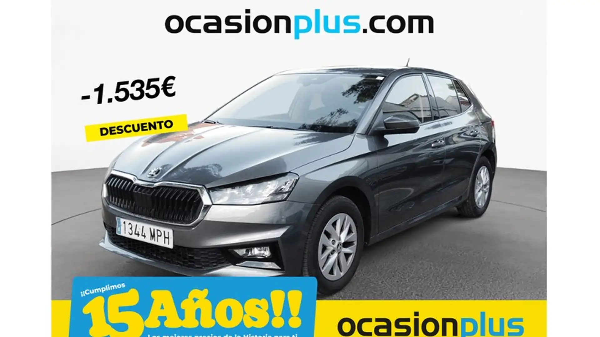 Skoda Fabia 1.0 TSI Selection 70kW Gris - 1