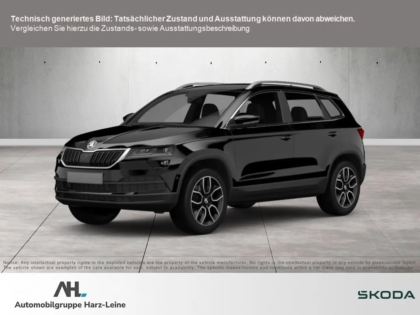 Skoda Karoq 1.5 TSI Sportline DSG LED Navi ACC AHK PDC Zwart - 1