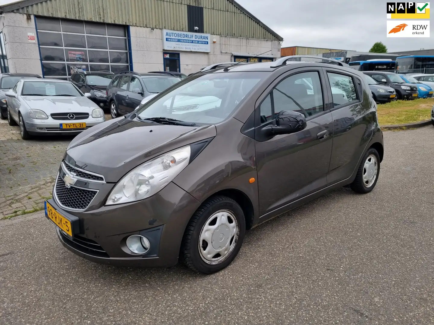 Chevrolet Spark 1.0 16V LS Bi-Fuel LPG 5-Drs Airco! Bj:2011 NAP! Bruin - 1