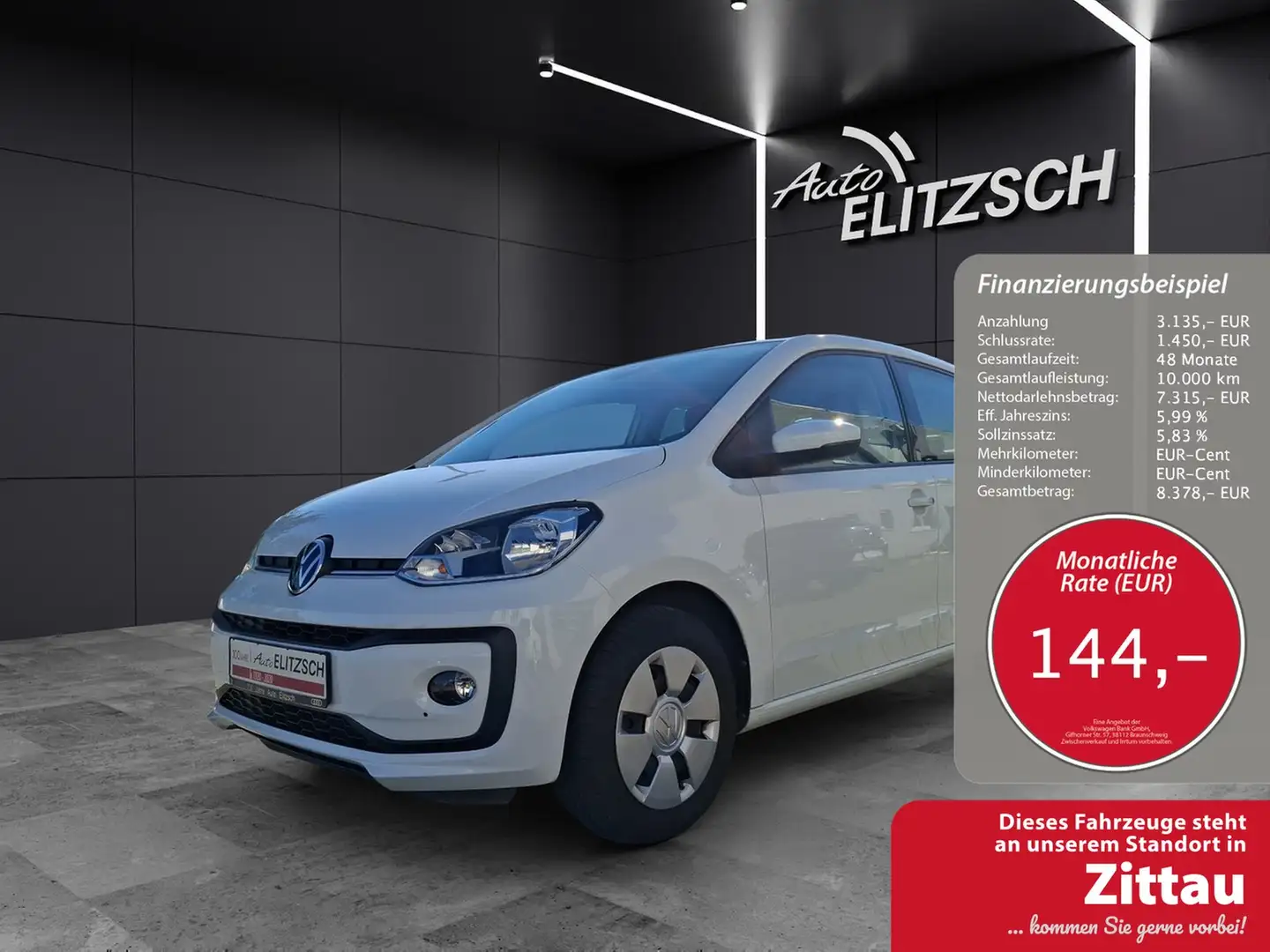 Volkswagen up! Klima DAB SH Weiß - 1