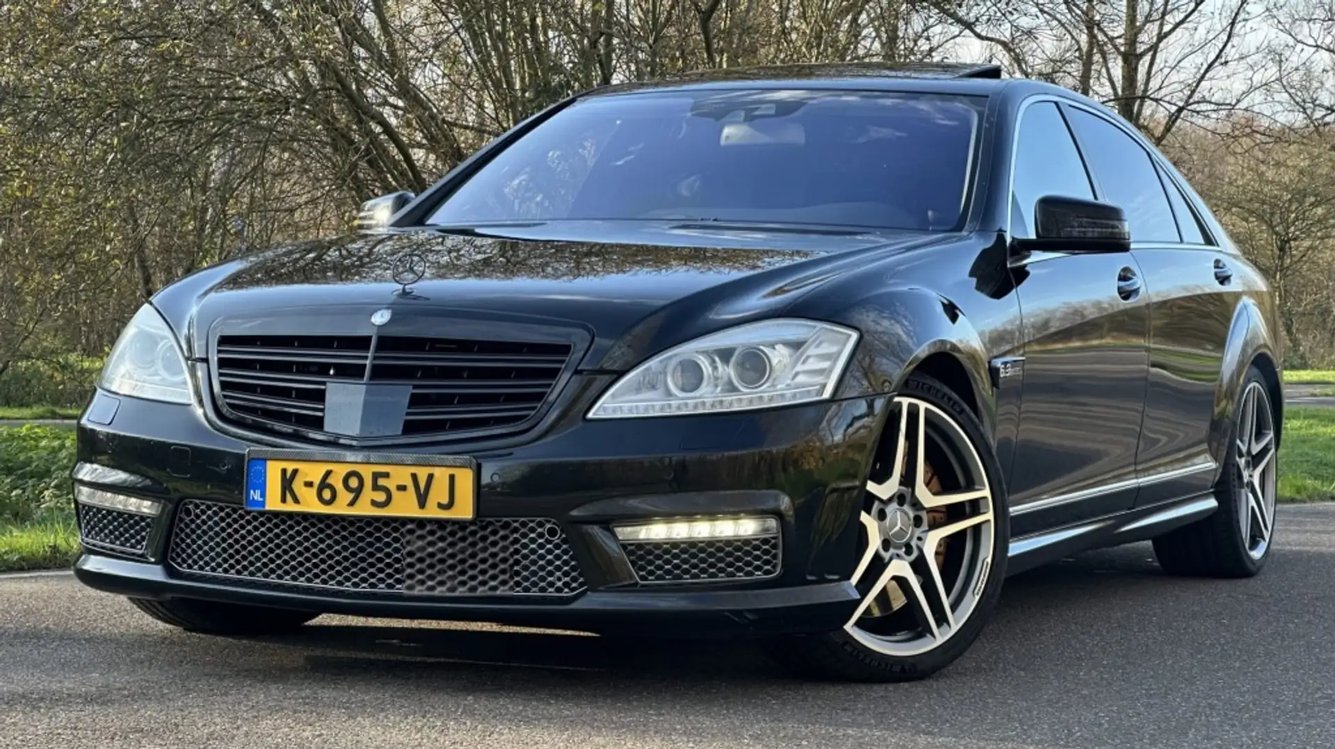 Mercedes-Benz S 63 AMG S63 Lang - 525 PK - Youngtimer Negru - 1